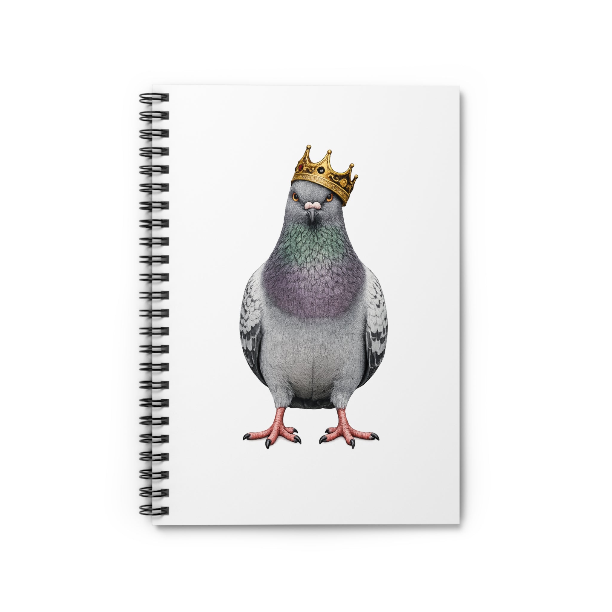 Customizable Bed-Stuy NYC Pigeon Spiral Journal | Bird Lovers Notebook
