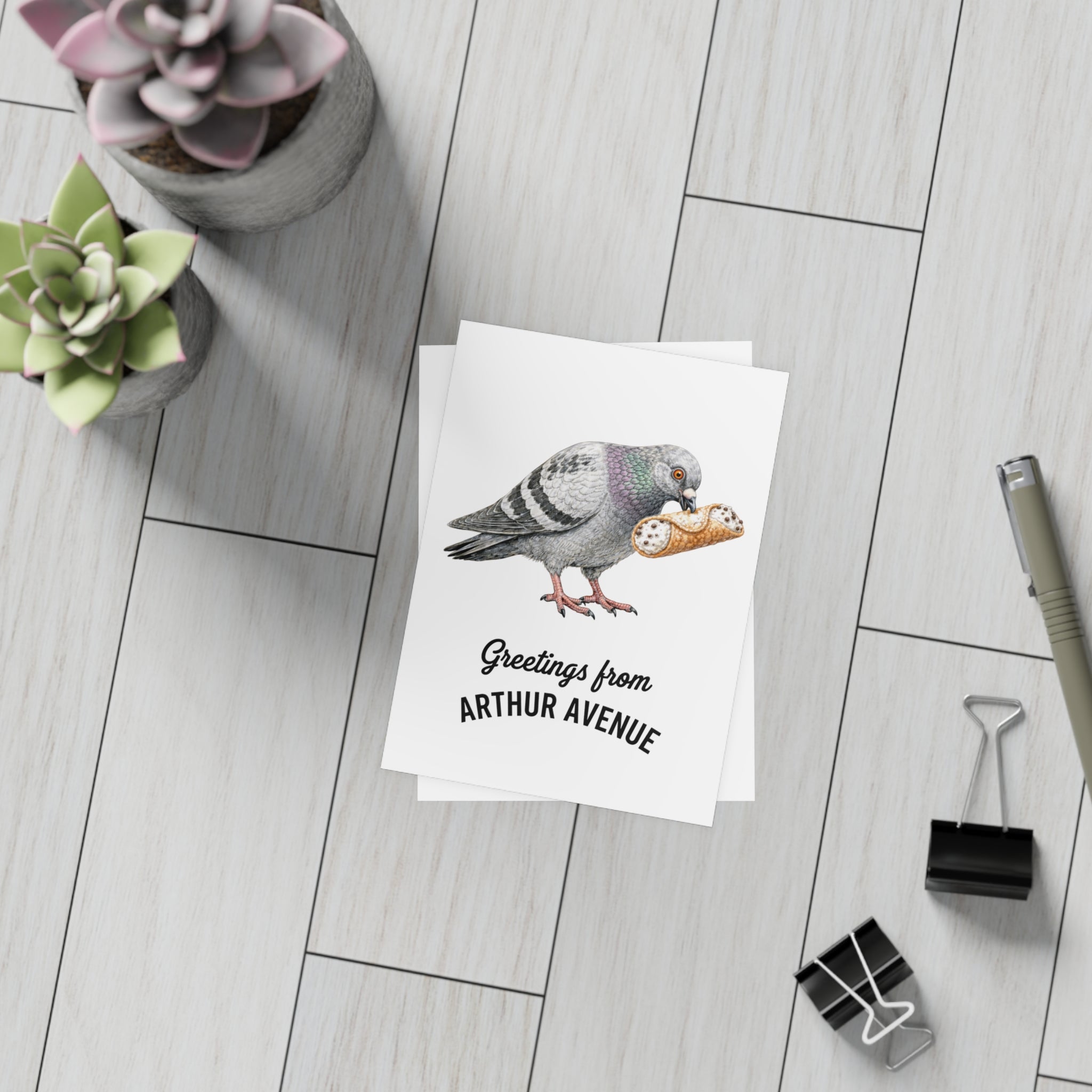 Arthur Avenue NYC Pigeon Postcard Bundle (envelopes included)