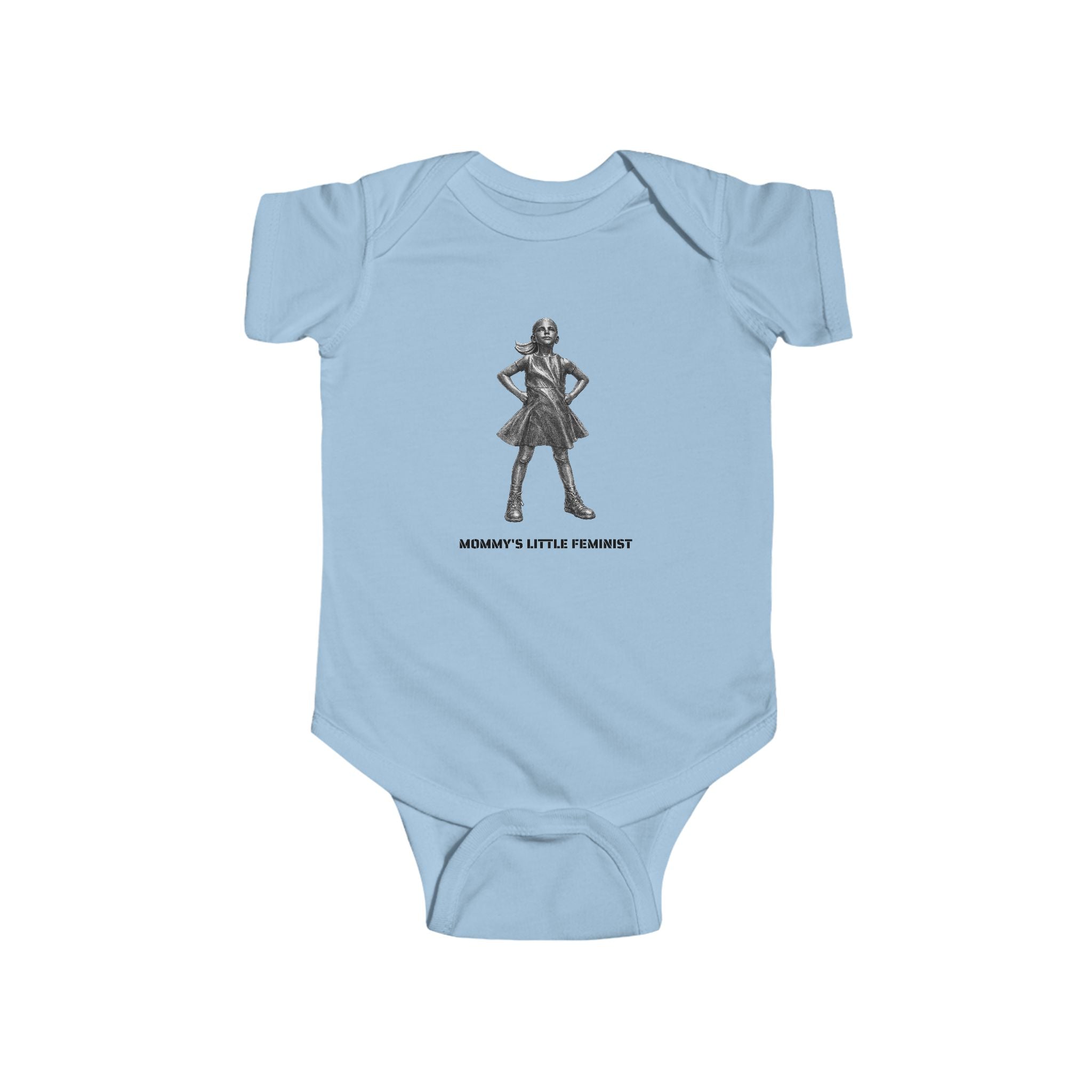 Mommy's Little Feminist Baby Bodysuit | Fearless Girl Onesie