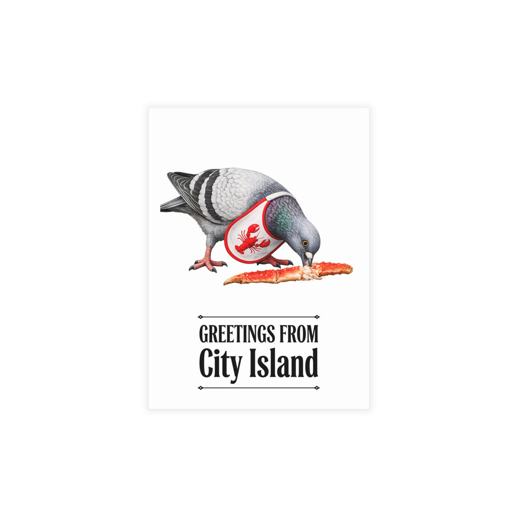 City Island NYC Pigeon Postcard Bundle (envelopes included)