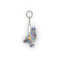 Coney Island NYC Pigeon Mini Plush Keychain |  Brooklyn Beach Bum Bird Lovers Plushie Bag Charm