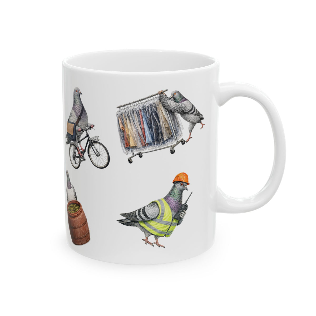 Hard Working New Yorkers | NYC Pigeon 11oz Coffee Mug