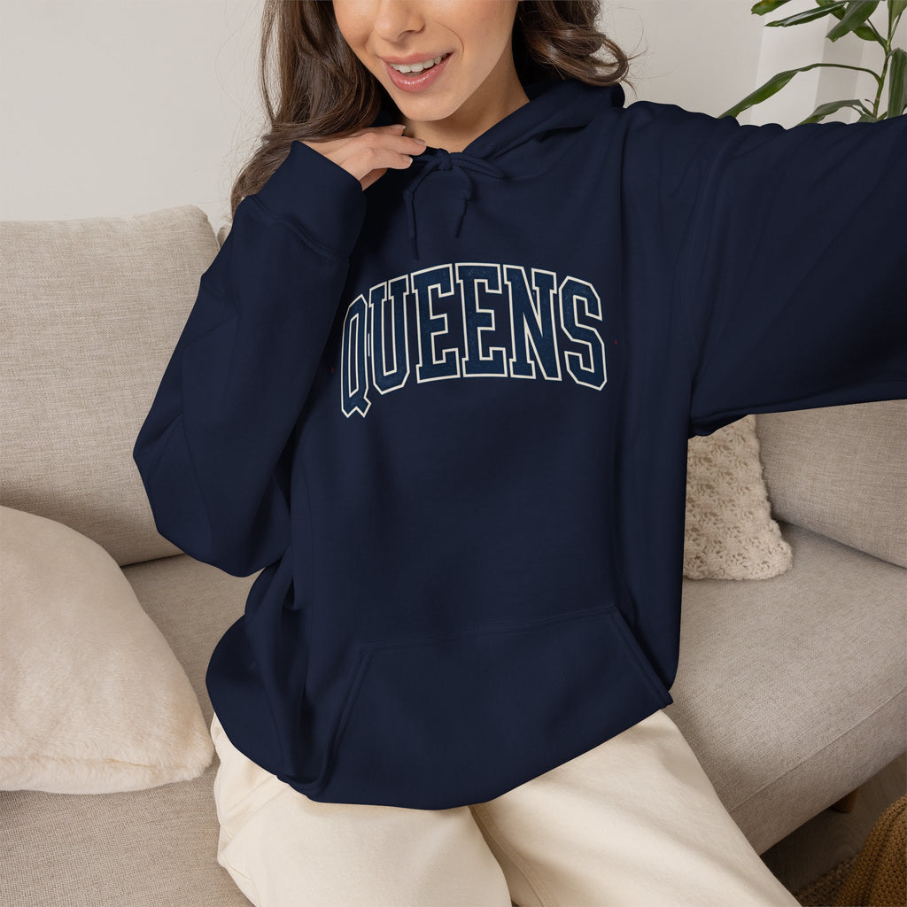 Queens Hoodie — Garment-Dyed Pullover Hooded Sweater