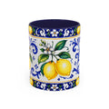 Little Italy Amalfi Blue with Lemon Mug — Blue Ceramic Kitchen Mug (11oz)