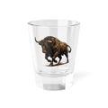 Wall Street Bull Market Shot Glass | 1.5oz Charging Bull Glass Shooter