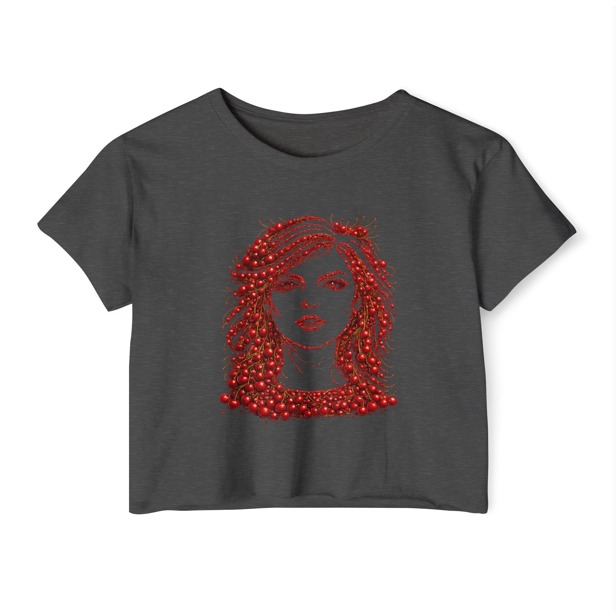 Cherry Debbie Harry Crop Top T-shirt   Music Tee