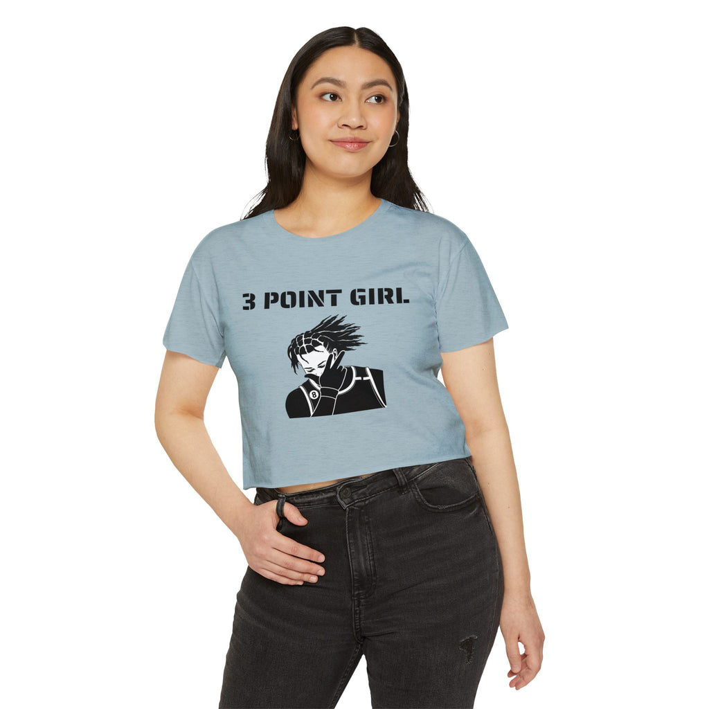 Top Crop de Niña 3 Puntos | Camiseta de Baloncesto de Nueva York Jalen Brunson