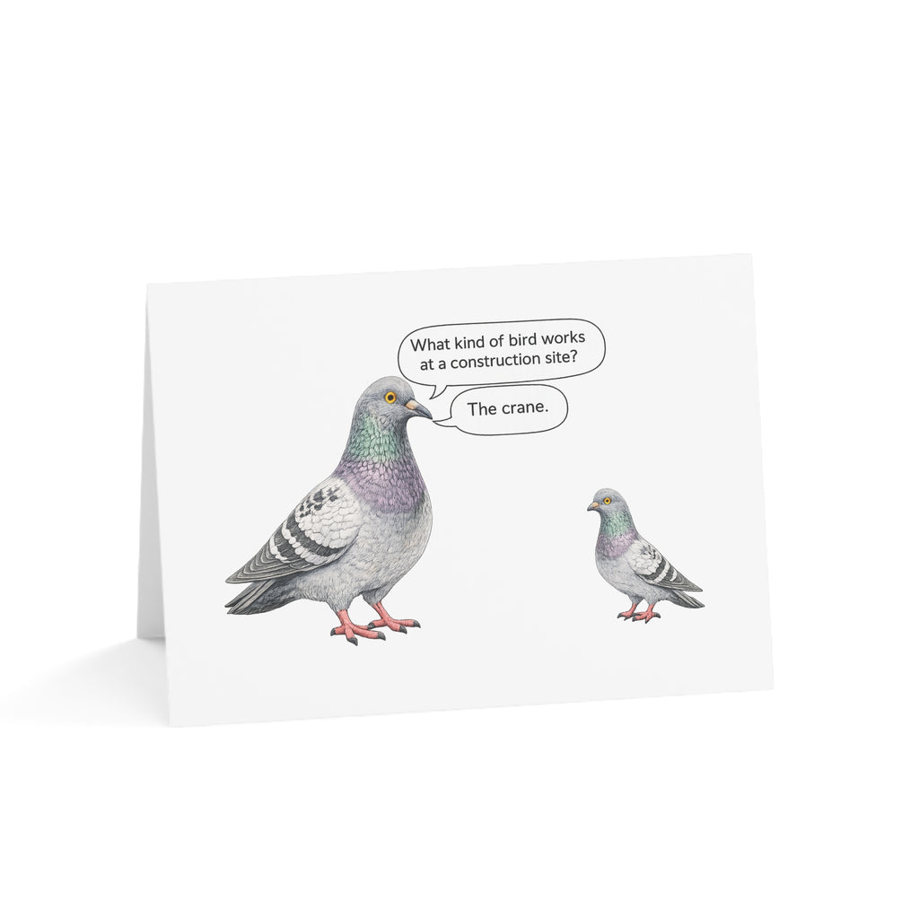 NYC Pigeon Father's Day Greeting Card | Dad Jokes Father's Day Card