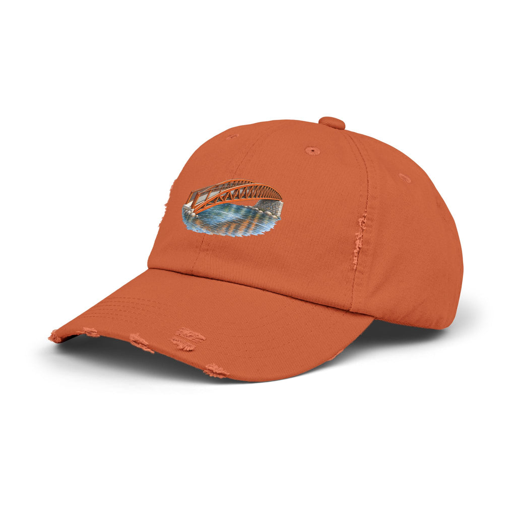 Neversink Crossing Distressed Cap — Fallsburg Catskills Upstate New York Hat
