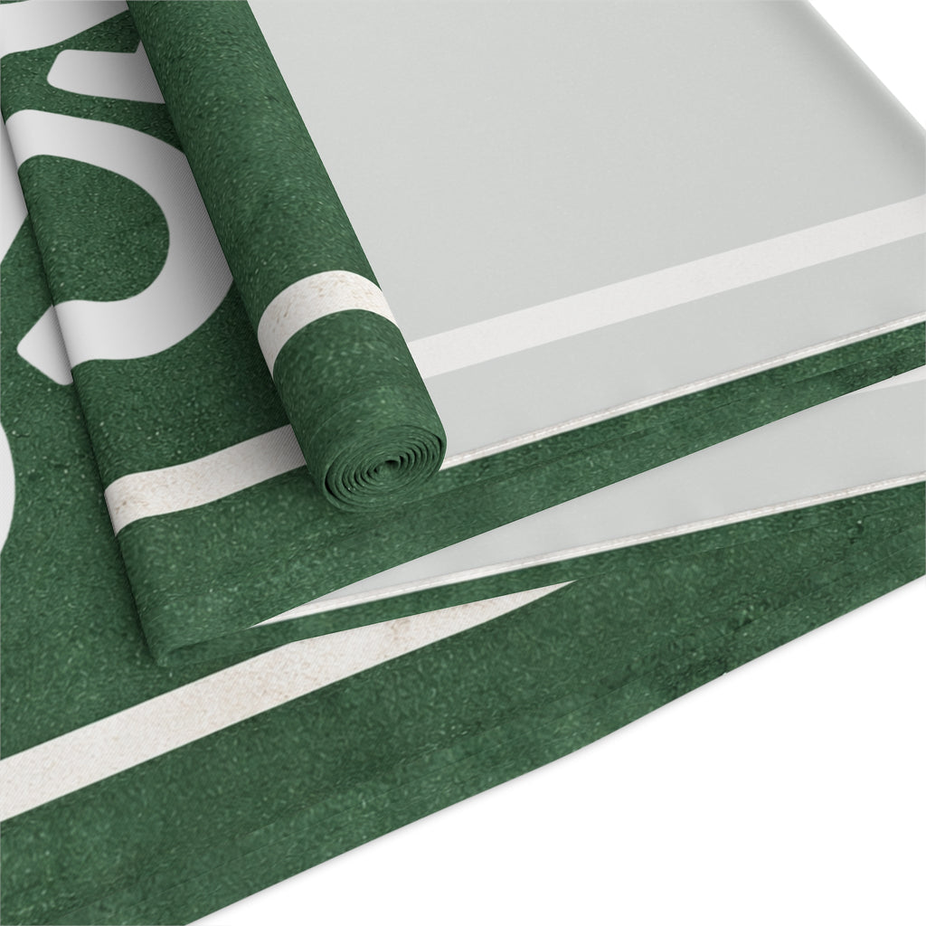 NYC Bike Lane Table Runner - New York Bicycle Lane Picnic Table Cyclist Gift