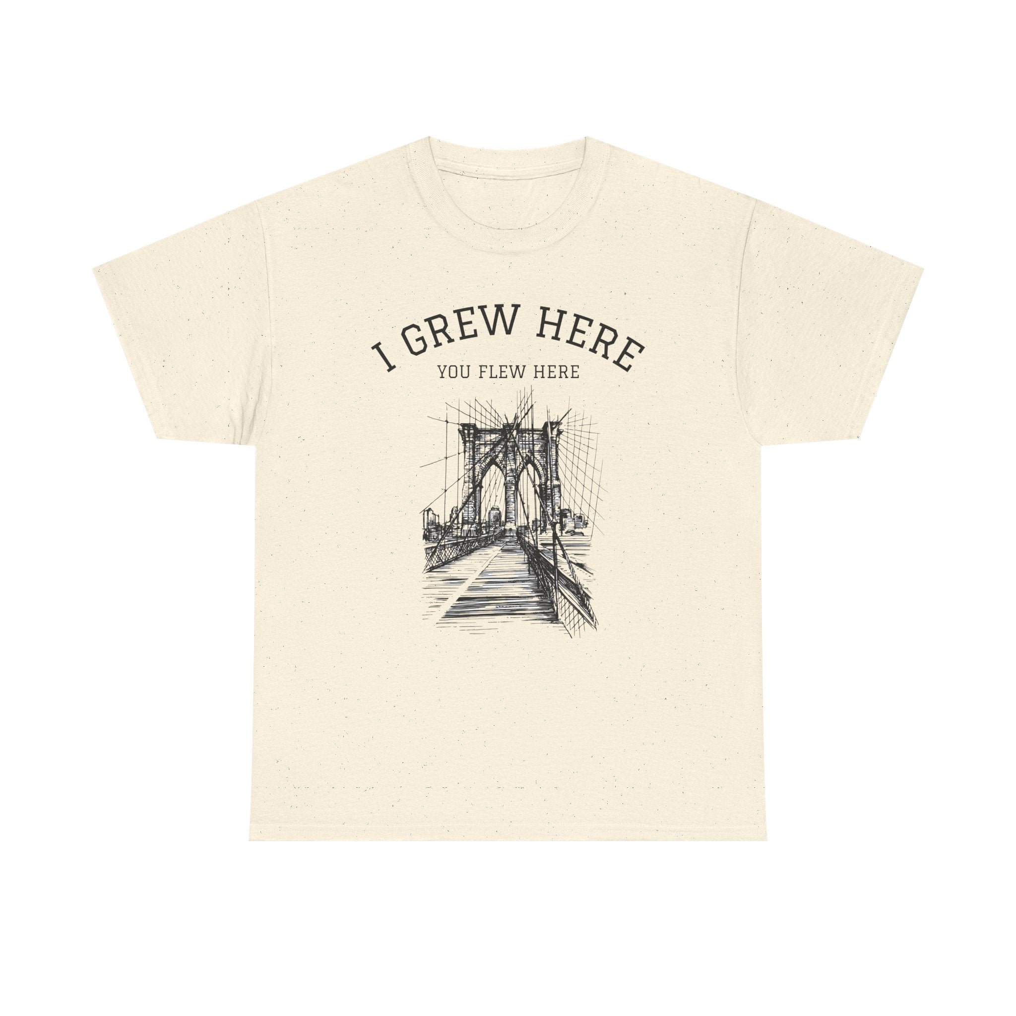 Brooklyn Bridge T-Shirt | I Grew Here You Flew Here New York Tee