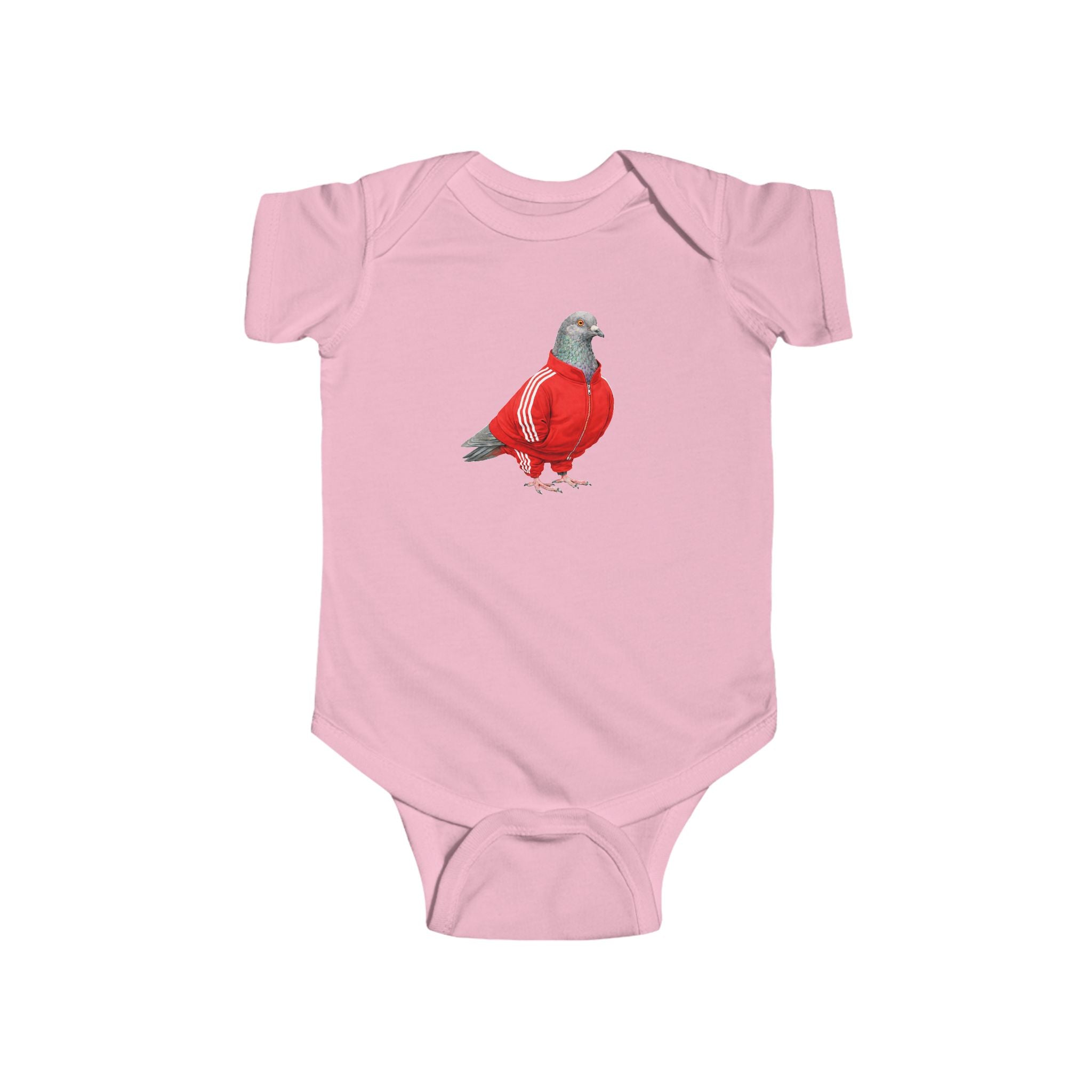 Customizable Brighton Beach NYC Pigeon Baby Onesie | New Yorker Reveal Infant Bodysuit