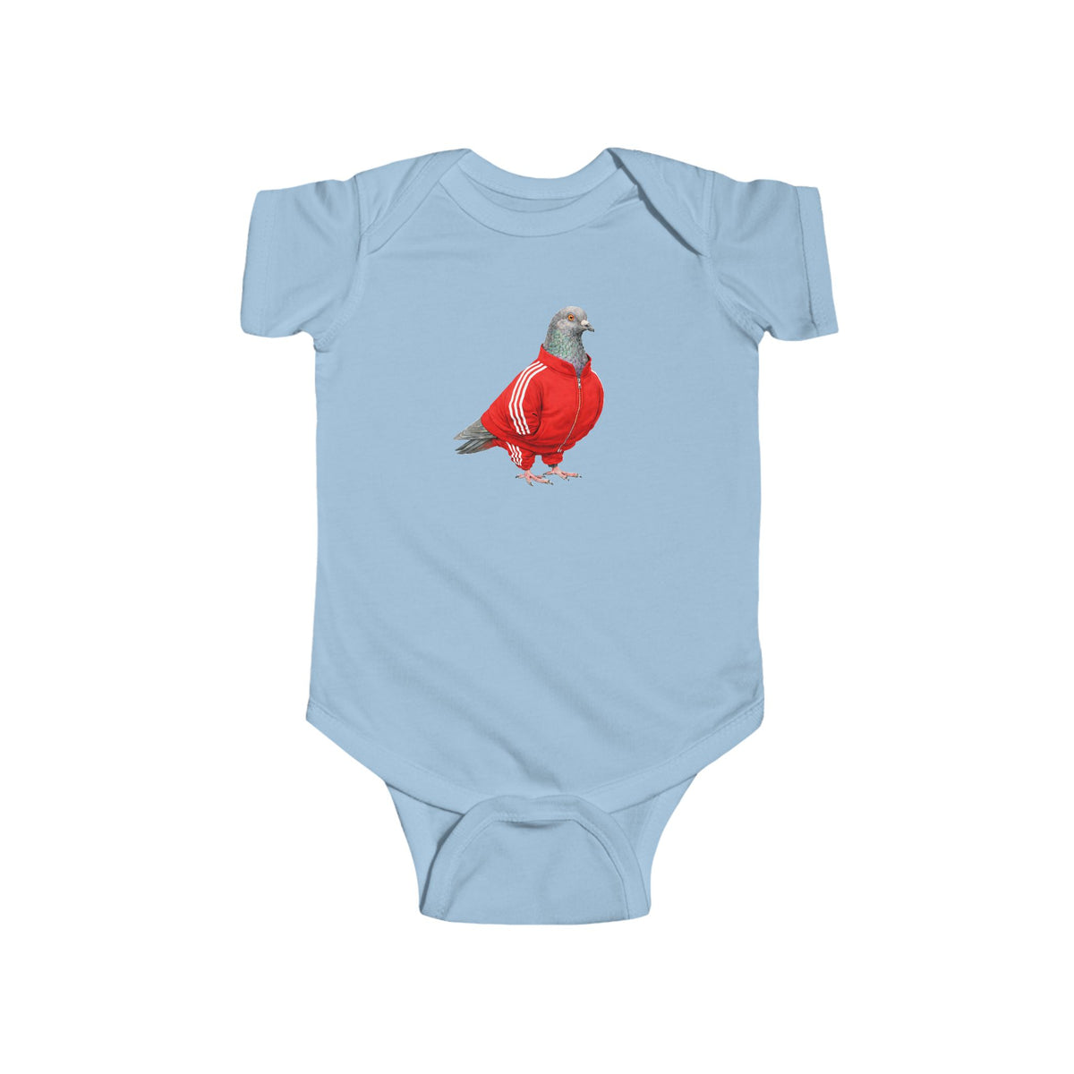Customizable Brighton Beach NYC Pigeon Baby Onesie | New Yorker Reveal Infant Bodysuit