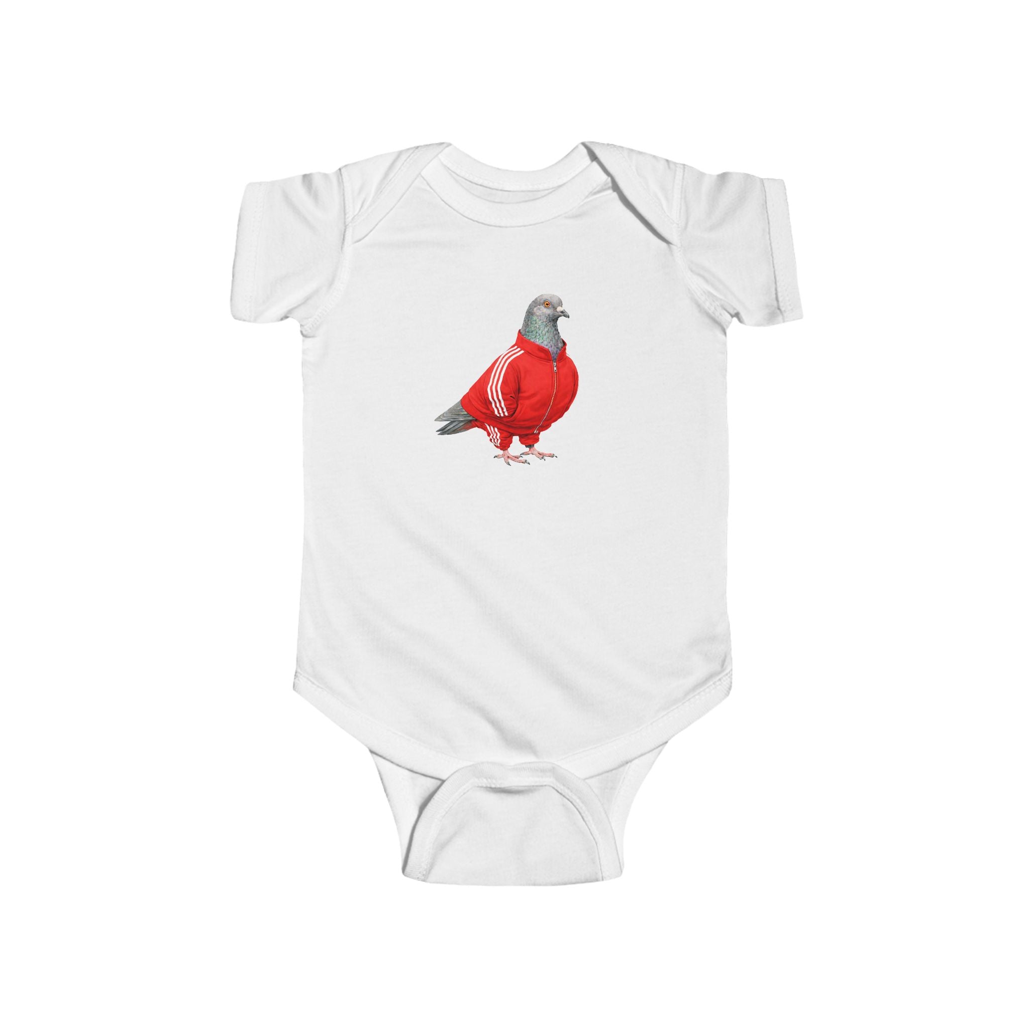 Customizable Brighton Beach NYC Pigeon Baby Onesie | New Yorker Reveal Infant Bodysuit