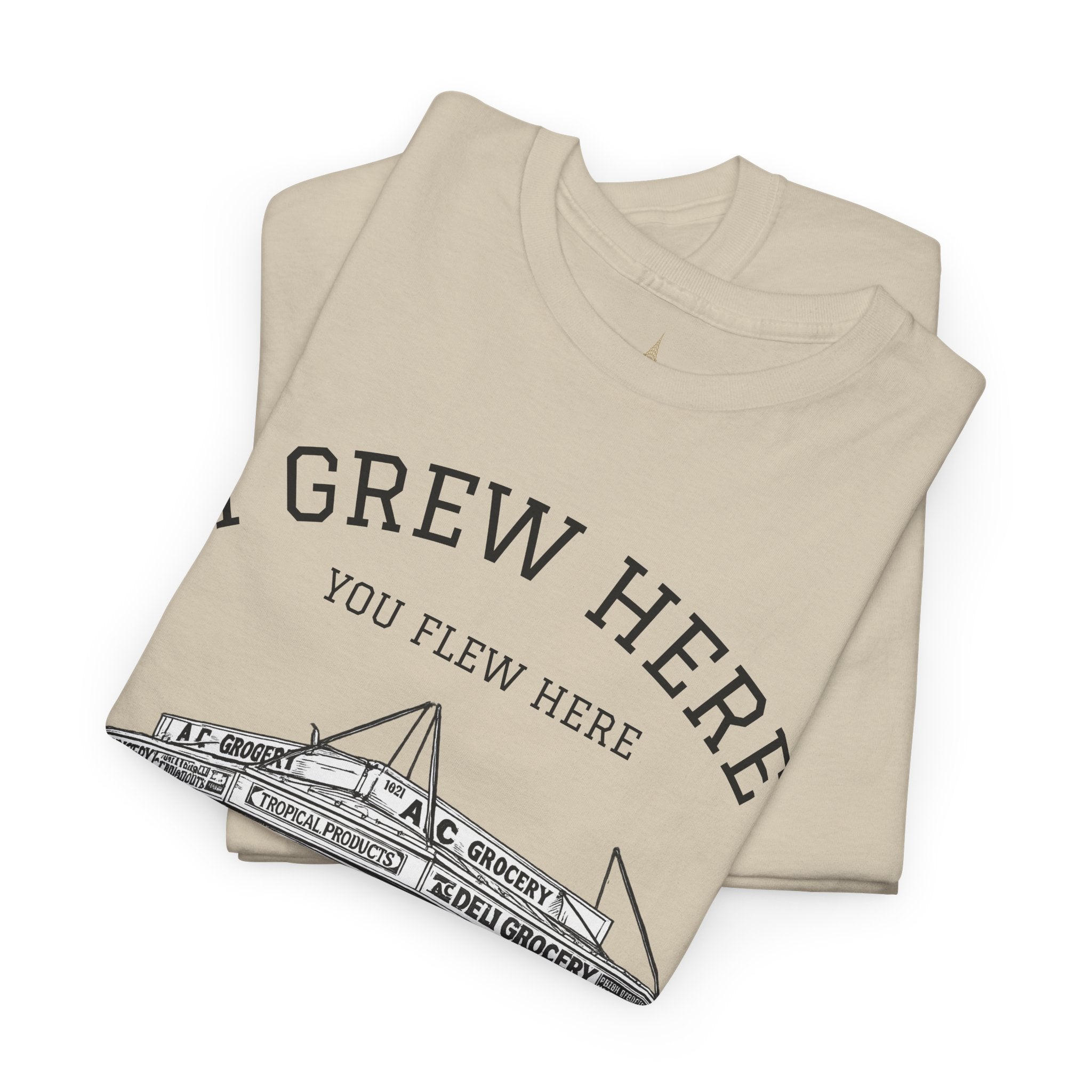 Bodega T-Shirt | New York I Grew Here You Flew Here Tee
