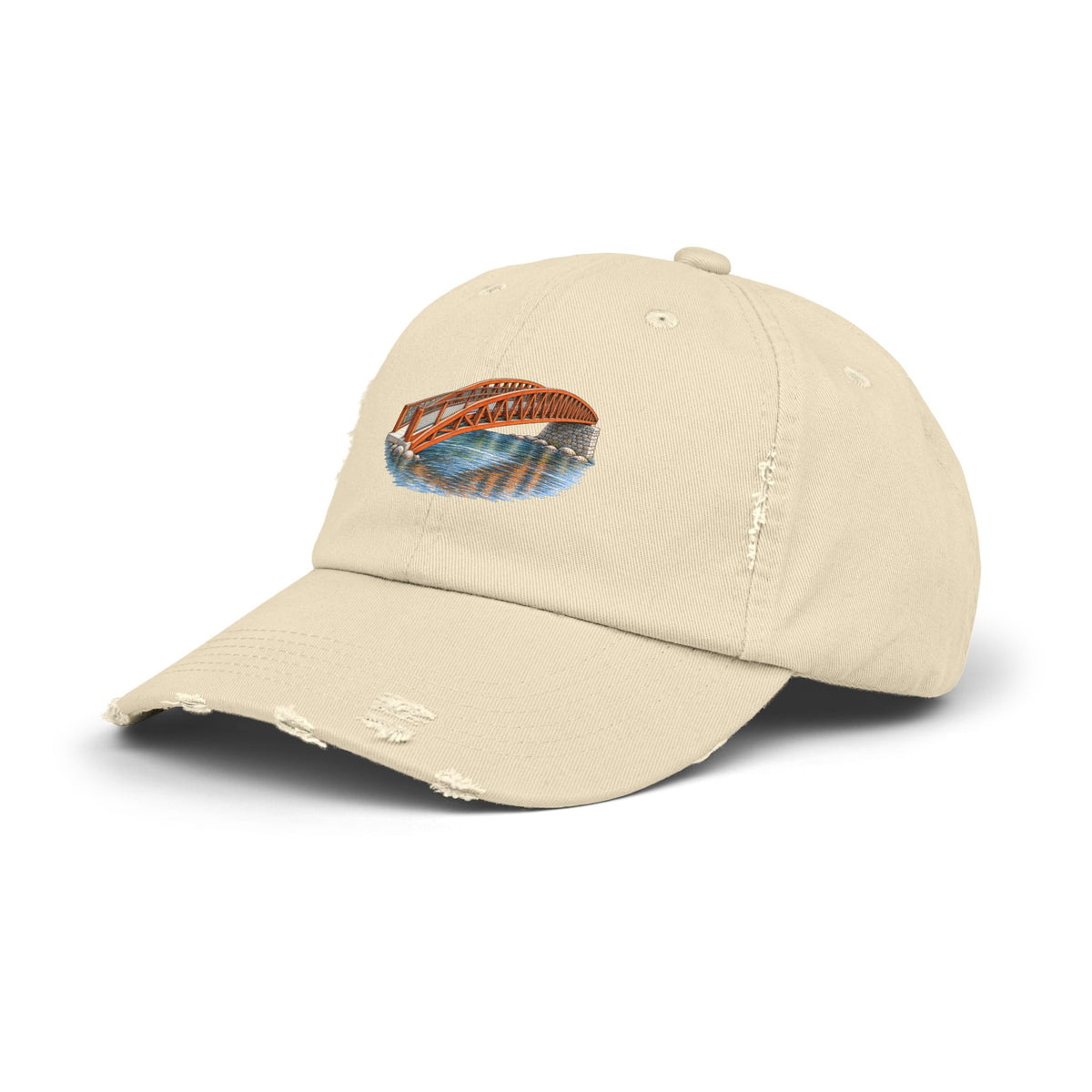 Neversink Crossing Distressed Cap — Fallsburg Catskills Upstate New York Hat