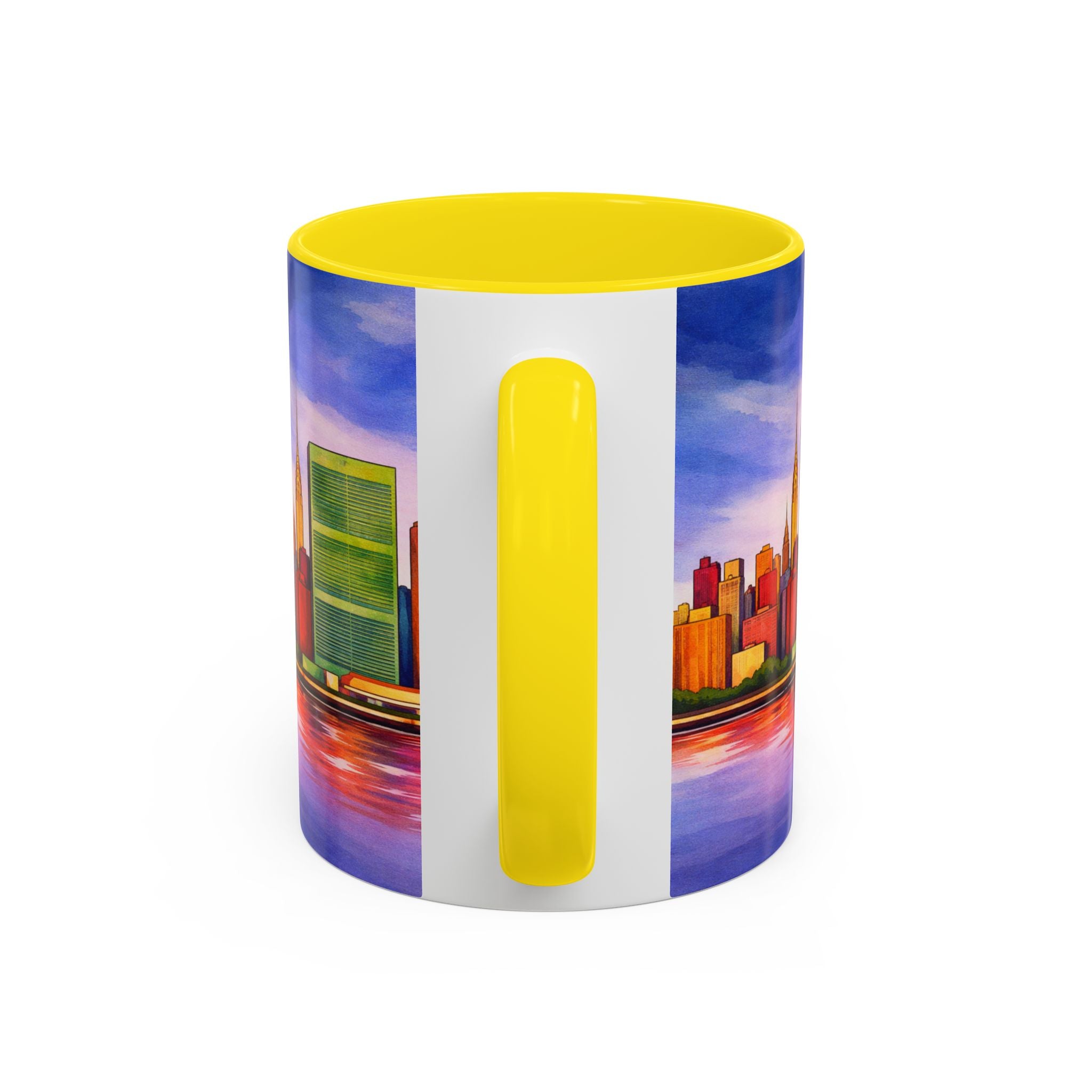 Colorful Midtown Manhattan Skyline NYC Accent Coffee Mug