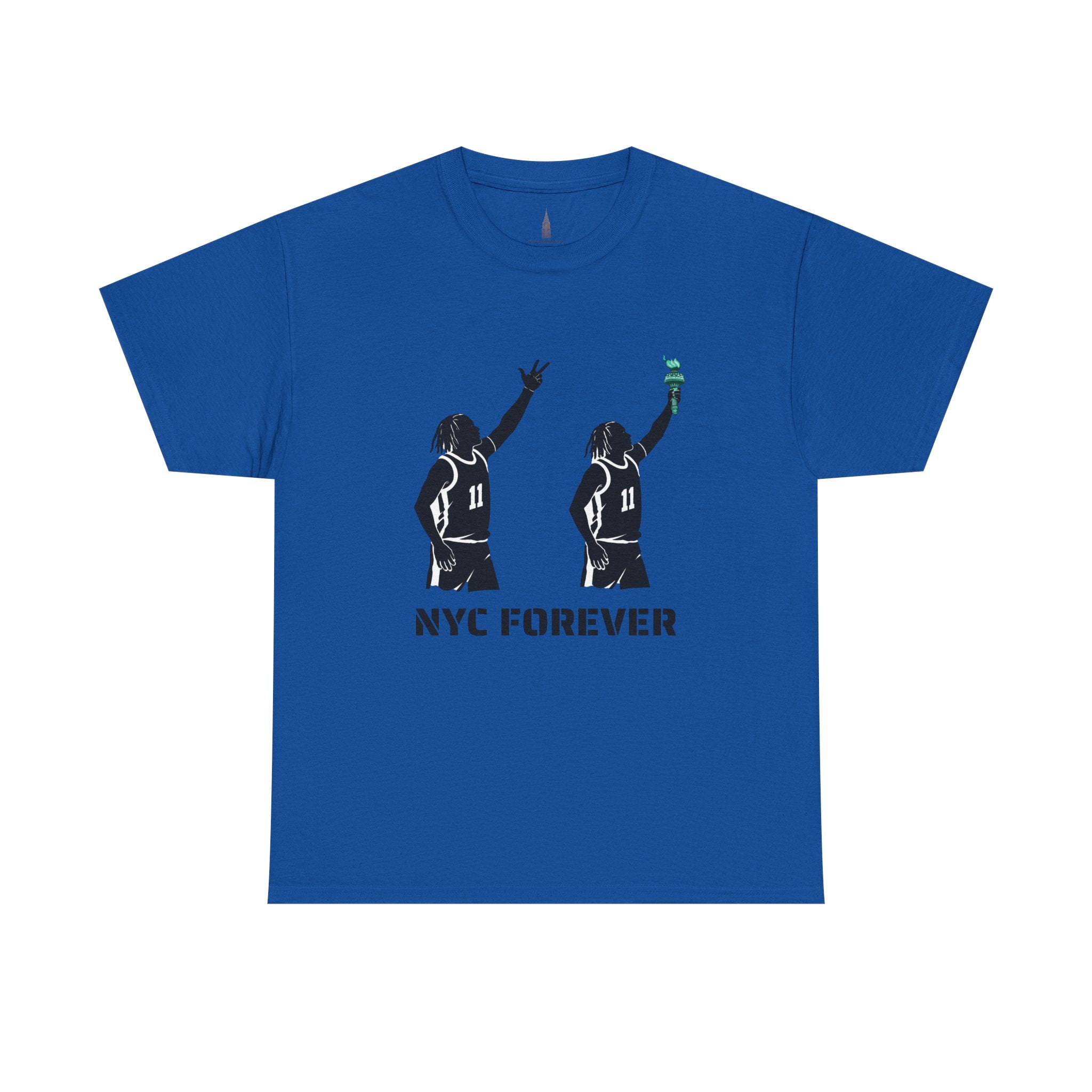 New York Basketball Jalen Brunson Tee | NYC Icons Statue of Liberty T-shirt