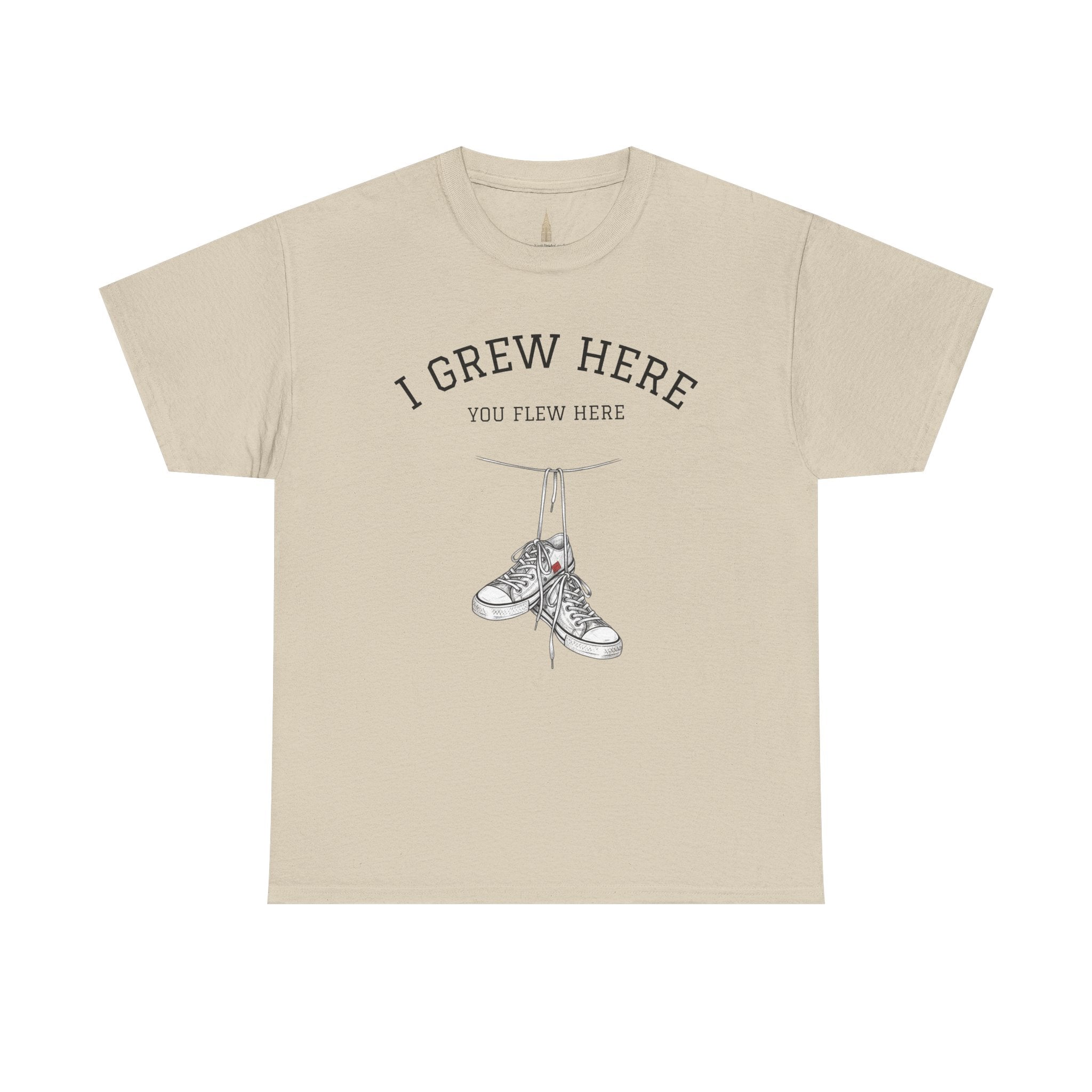 Sneakers Shoefiti Tee  I I Grew Here You Flew Here T-Shirt