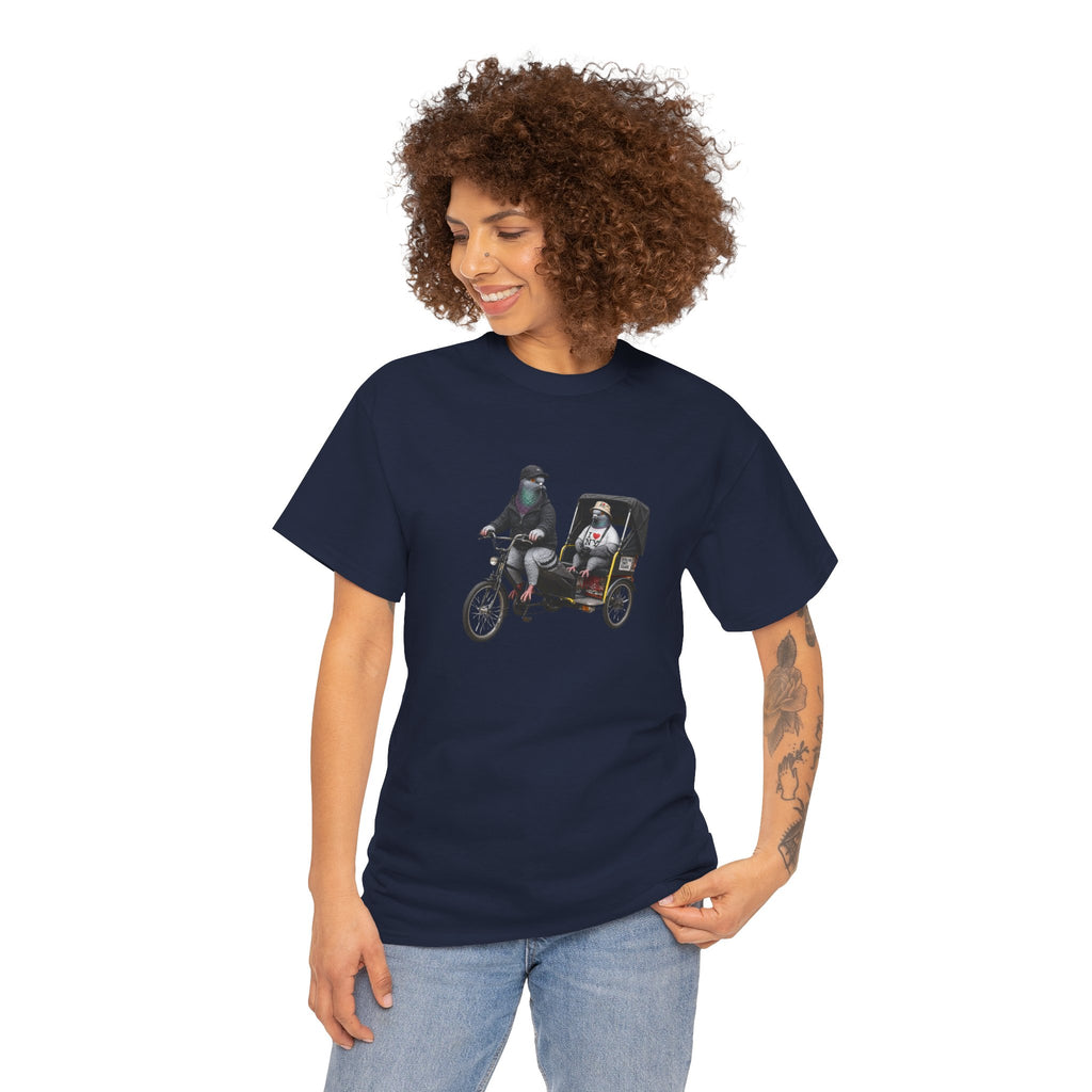 Customizable Times Square NYC Pigeon T-Shirt | Baseball Fan Tee