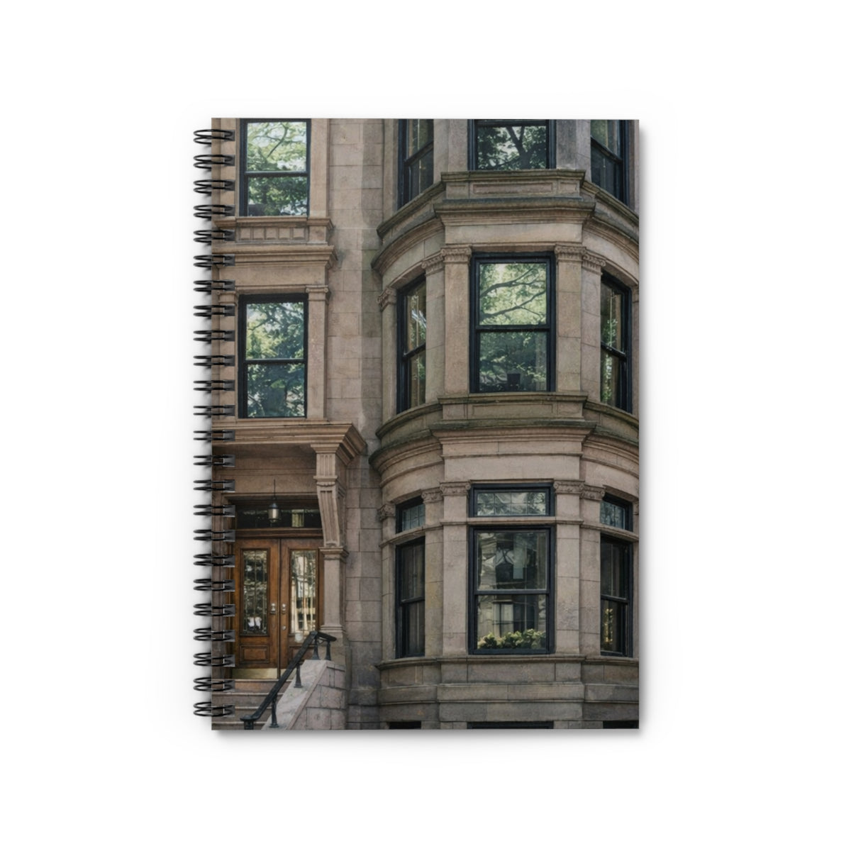 New York Brownstone Spiral Journal NYC Notebook