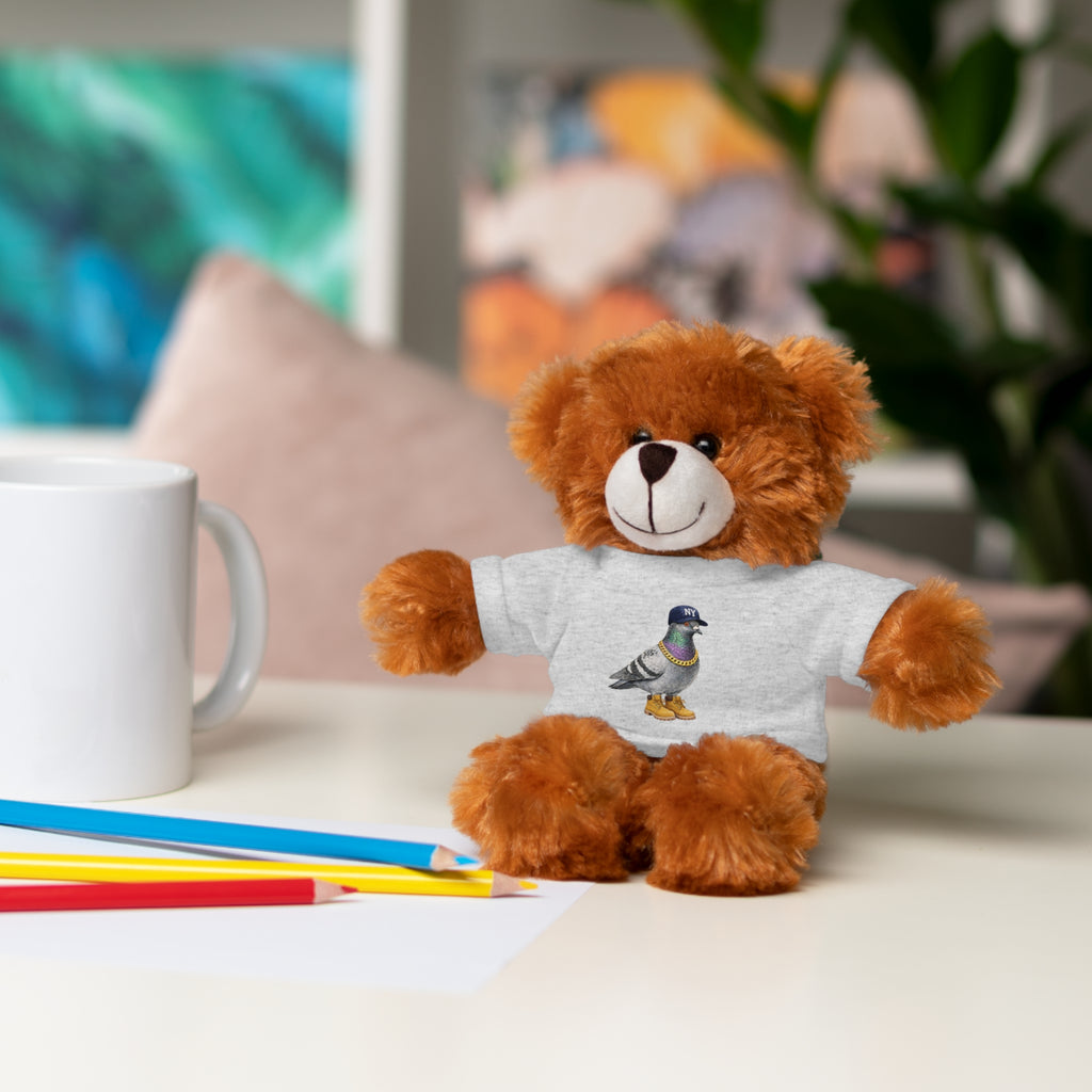 NYC Pigeon Fan Plush Teddy Bear
