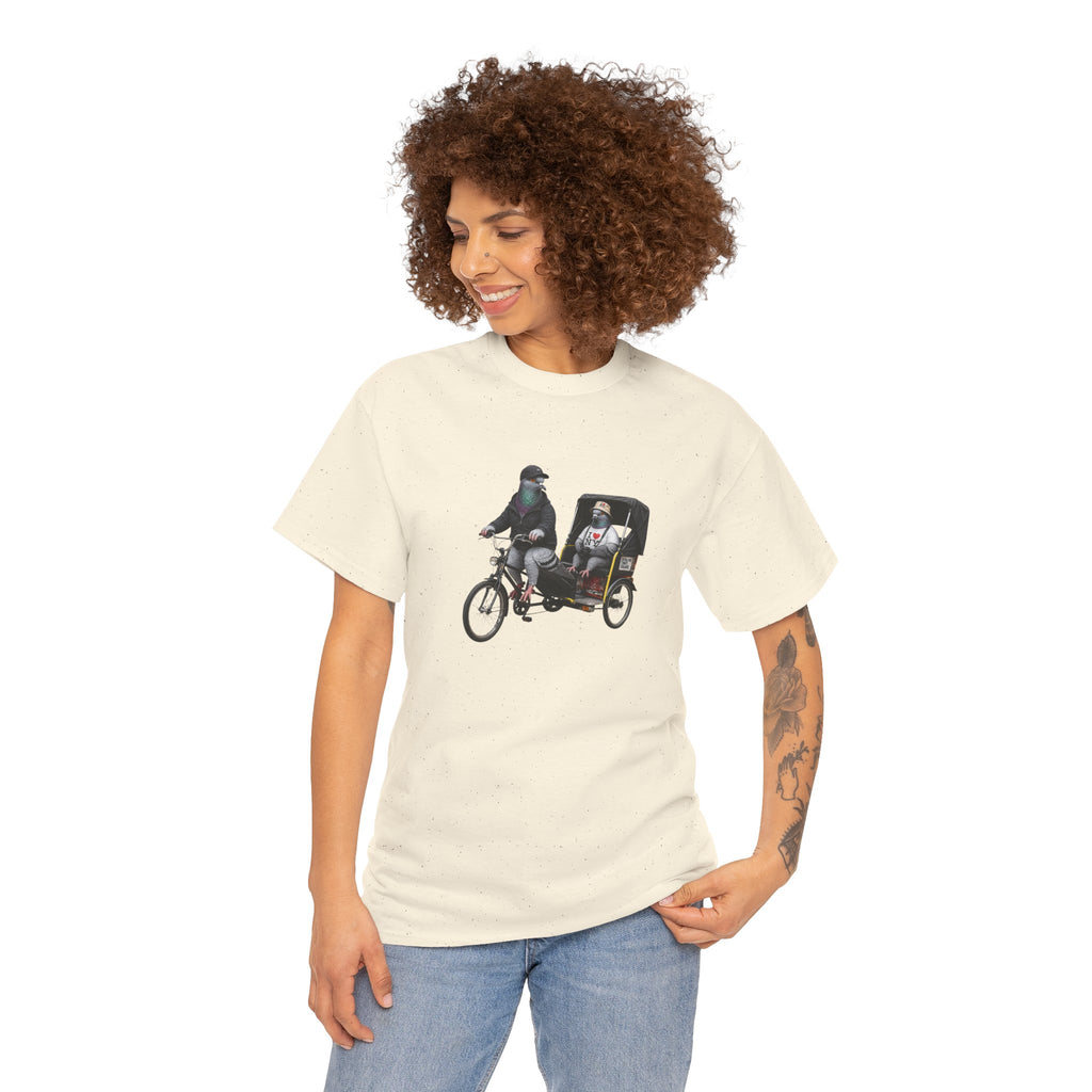 Customizable Times Square NYC Pigeon T-Shirt | Baseball Fan Tee