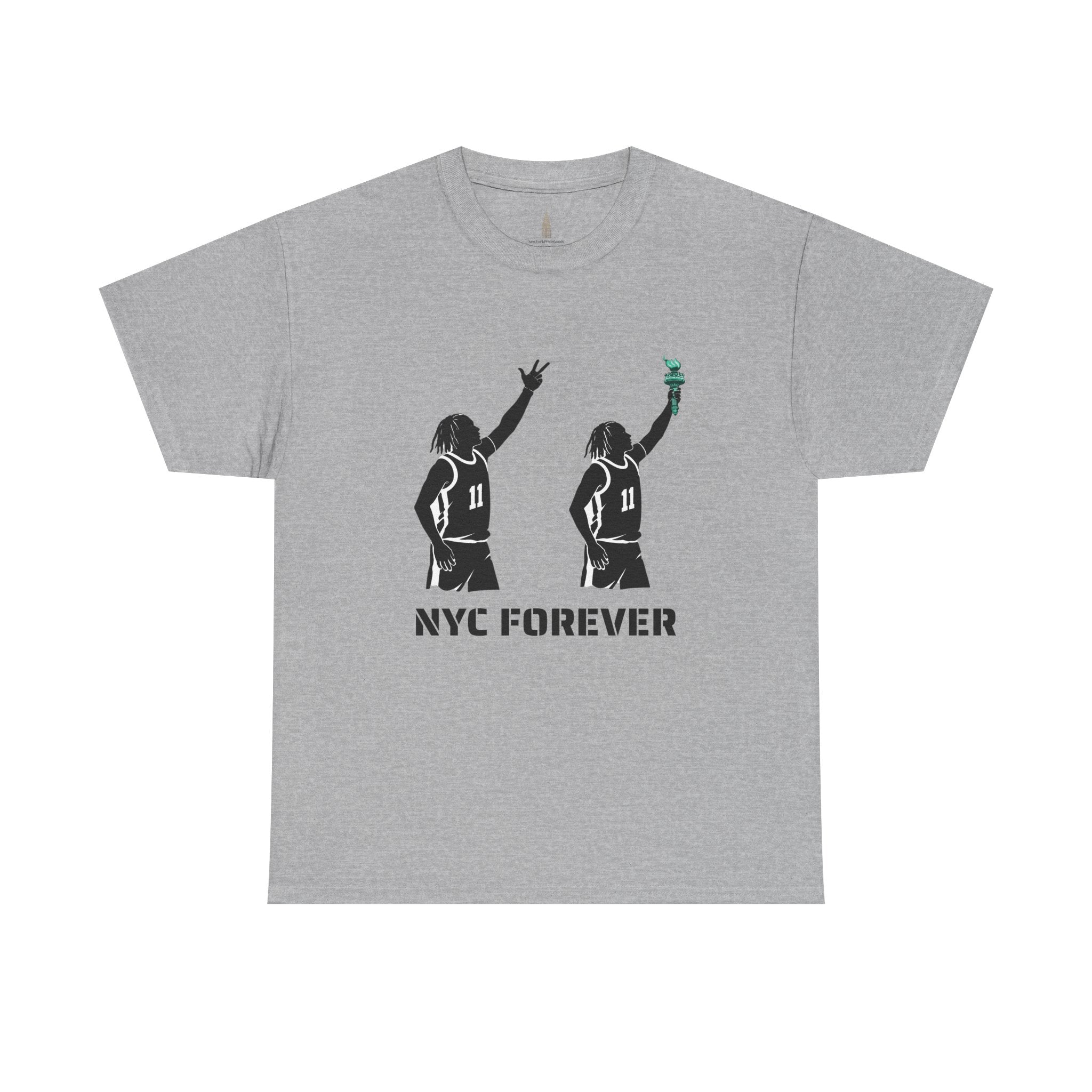 New York Basketball Jalen Brunson Tee | NYC Icons Statue of Liberty T-shirt