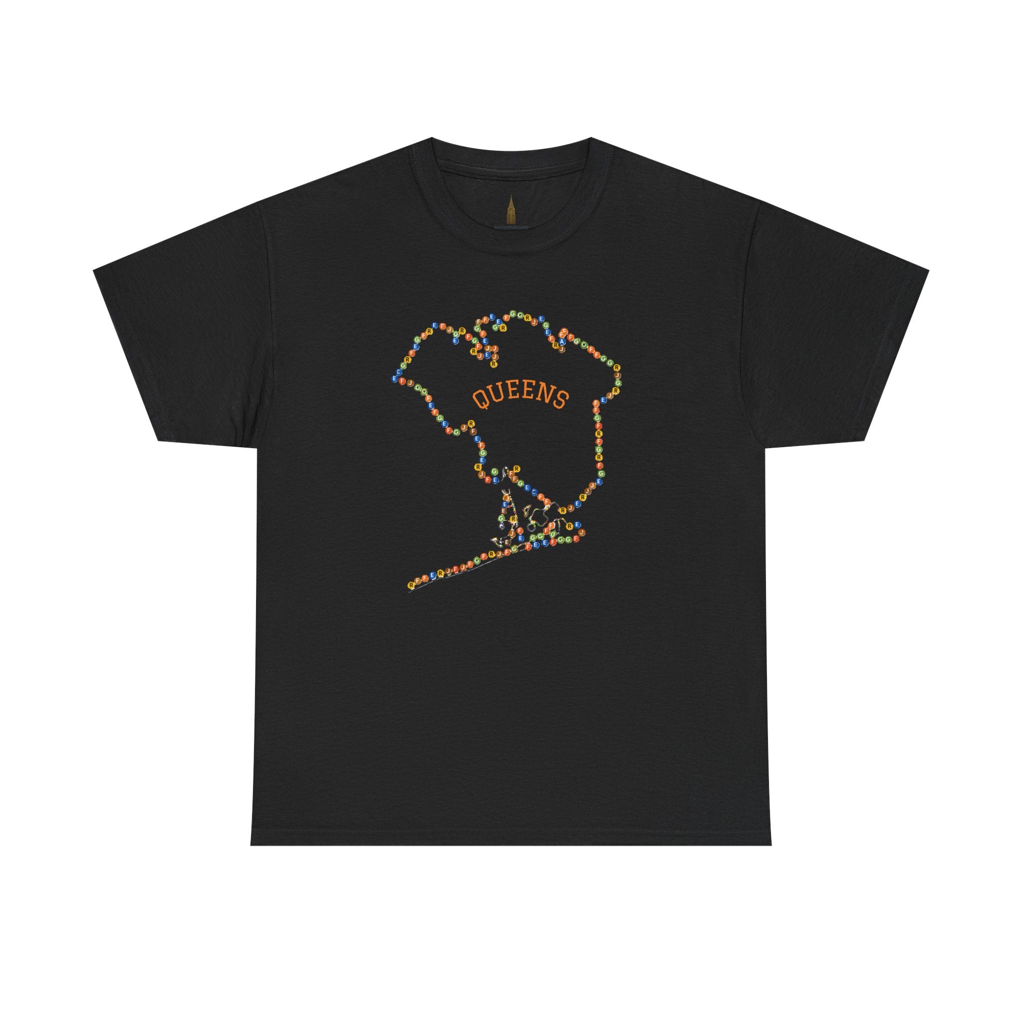 Camiseta Mapa de Queens | Camiseta con Señales de Metro