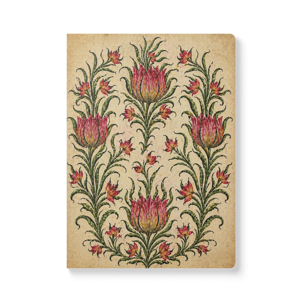 Botanical Garden Vintage-style Floral Journal —Garden Softcover Notebook
