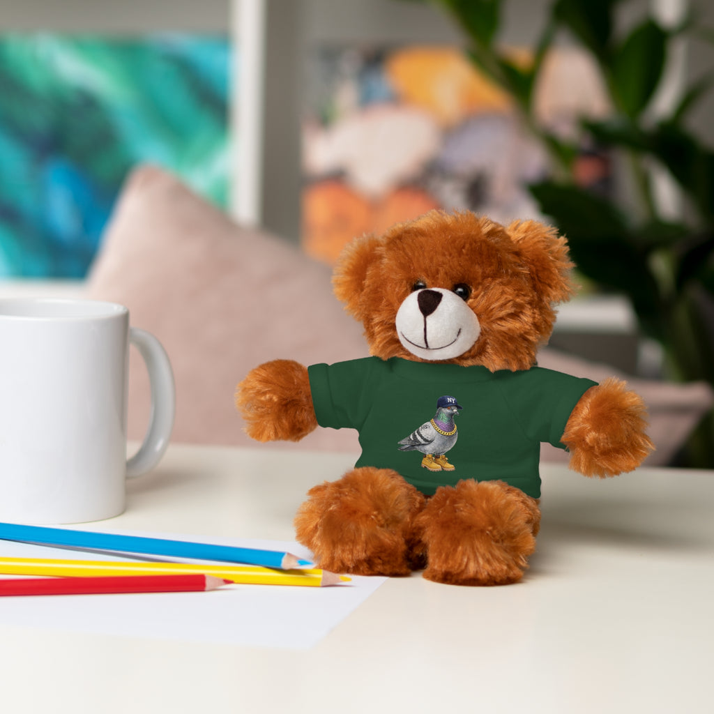 NYC Pigeon Fan Plush Teddy Bear