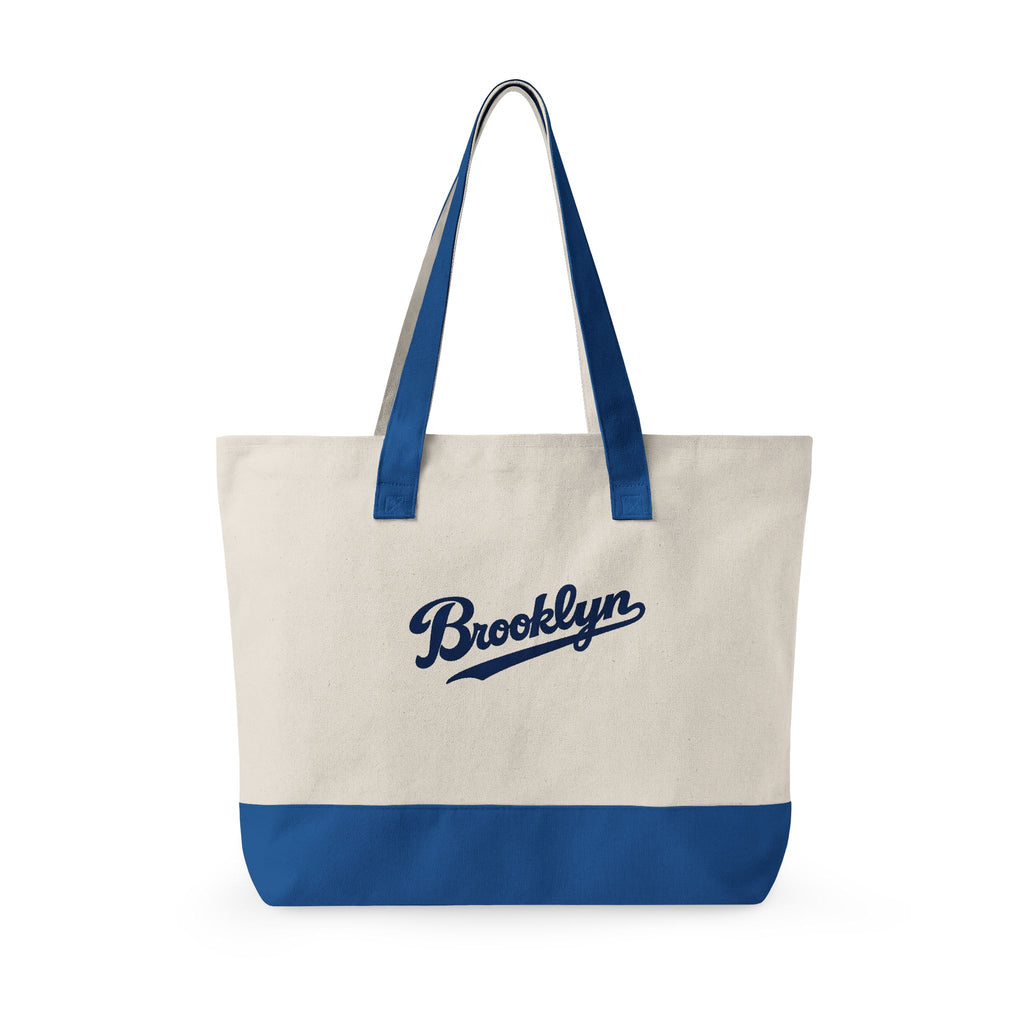 Brooklyn Canvas Tote — Zippered Market Bag