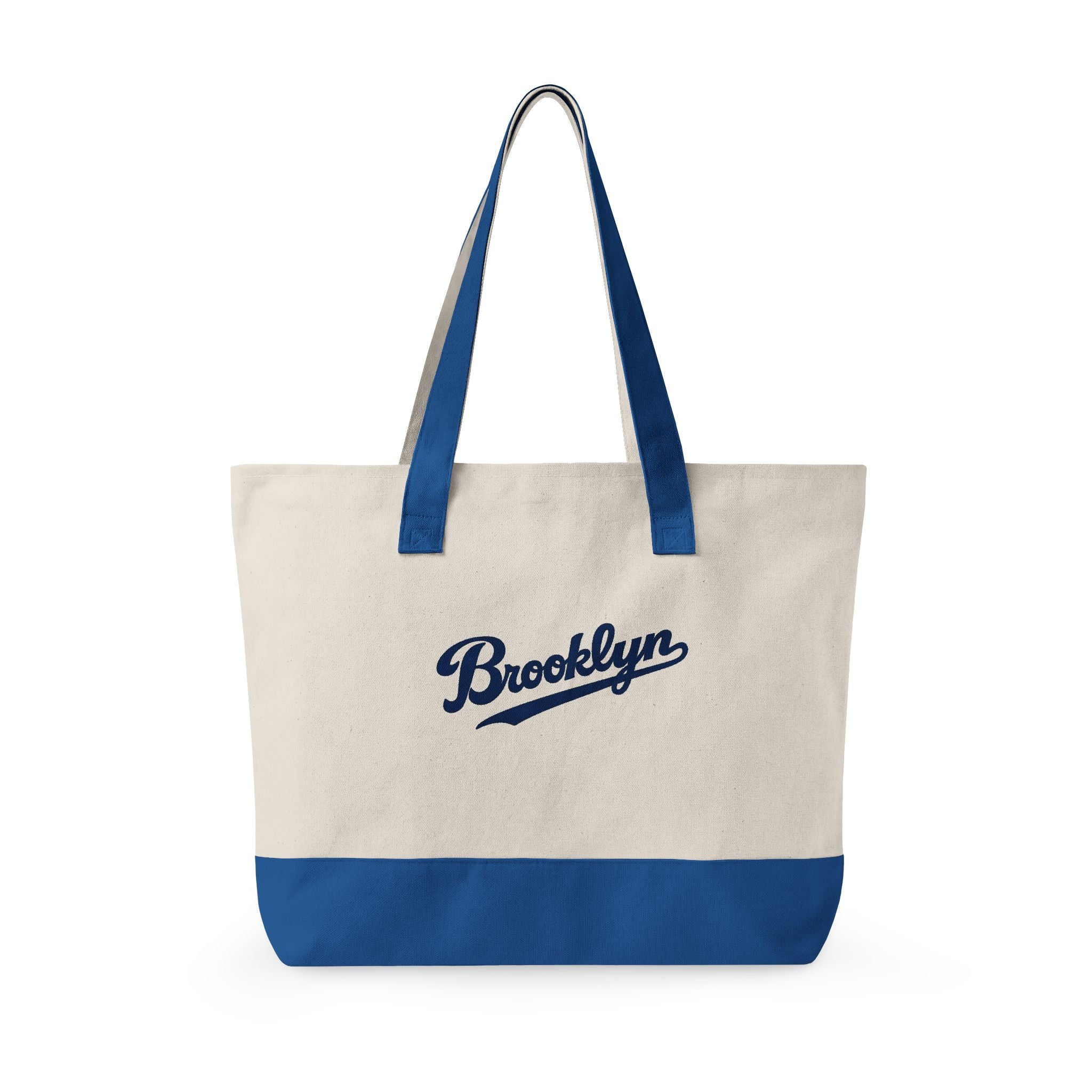 Brooklyn Canvas Tote — Zippered Market Bag
