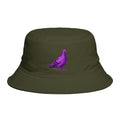 NYC Purple Pigeon Bucket Hat | Bird Lovers