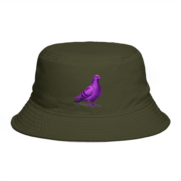 NYC Purple Pigeon Bucket Hat | Bird Lovers