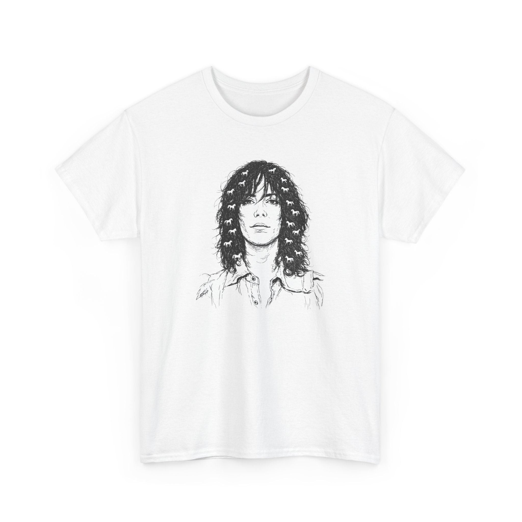 Horses Patti Smith T-Shirt | NYC Music Poet Tee