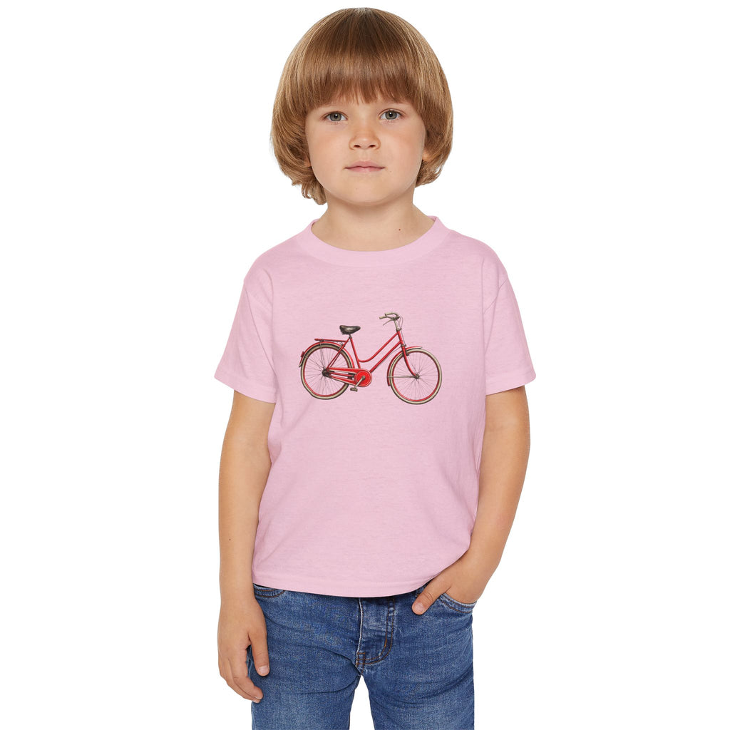 Red Bicycle NYC Kids Toddler T-Shirt — Bike Graphic Childrens Tee