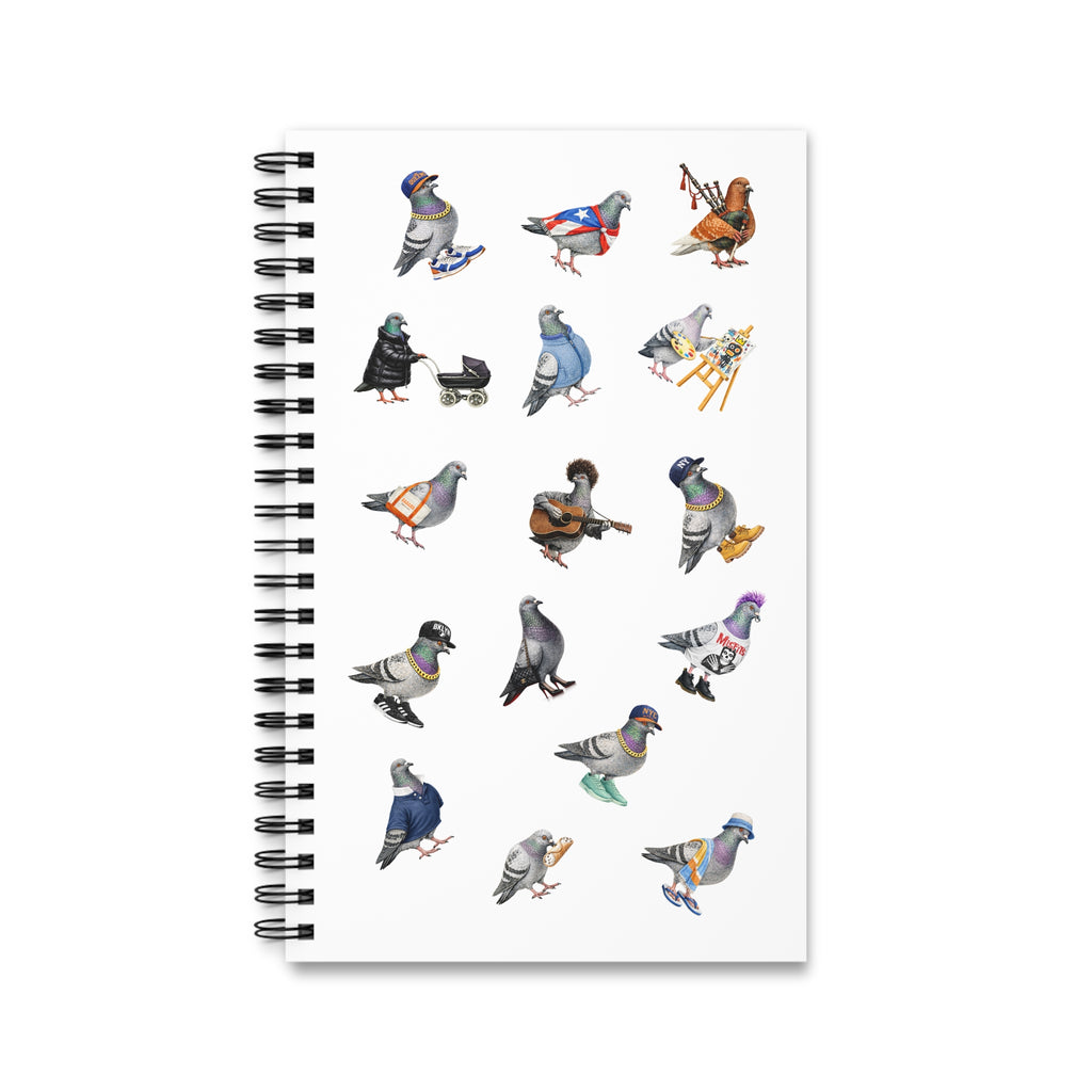 Pigeons of New York City Spiral Journal | NYC Pigeon Bird Lovers Notebook