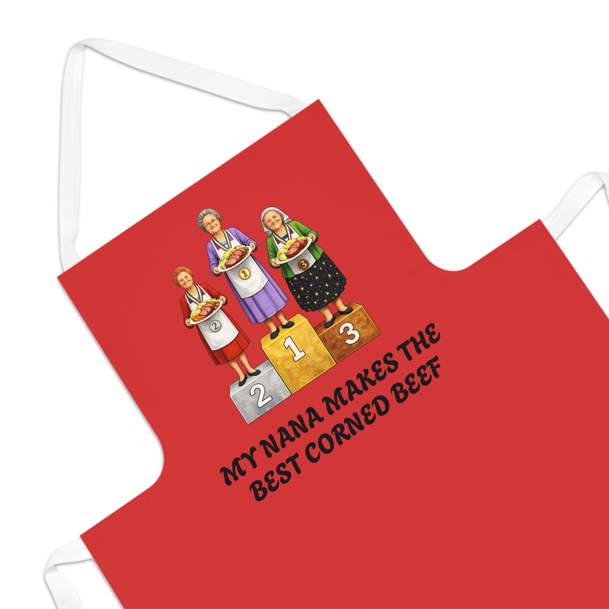 My Nana Makes the Best Corned Beef Apron | Irish Grandma Cooking Competition Nanny Apron