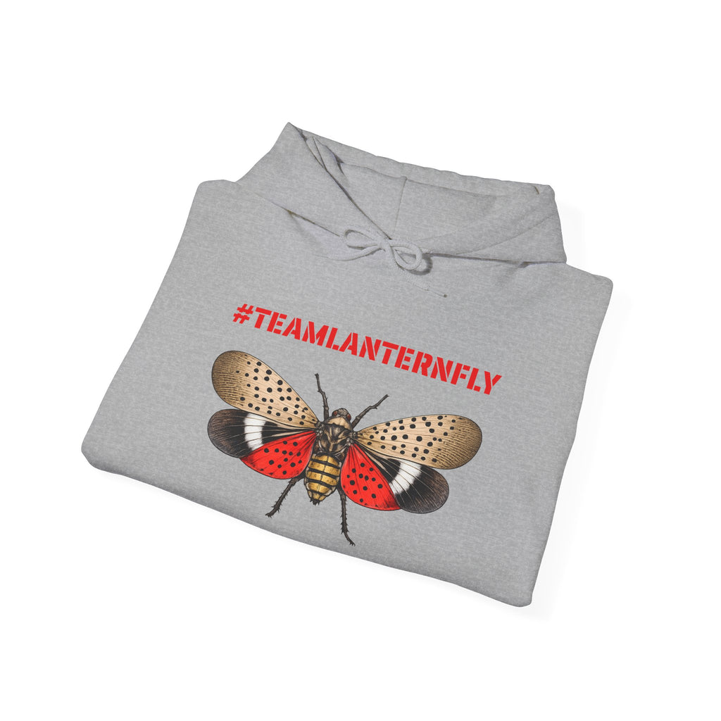 NYC Spotted Lanternfly Hoodie — Team Lanternfly Hooded Pullover Sweatshirt