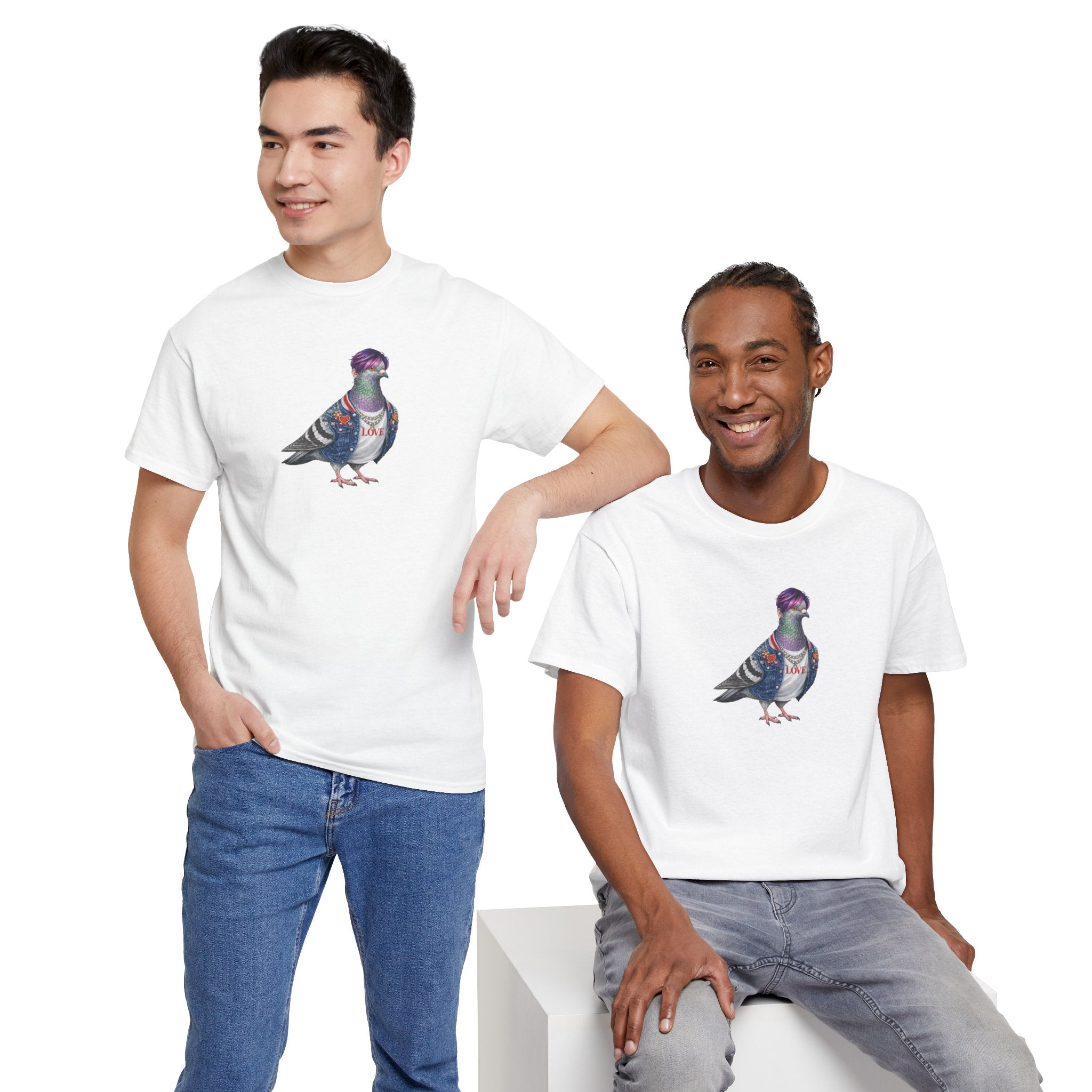 Customizable Koreatown NYC Pigeon T-Shirt | KPop Star Tee