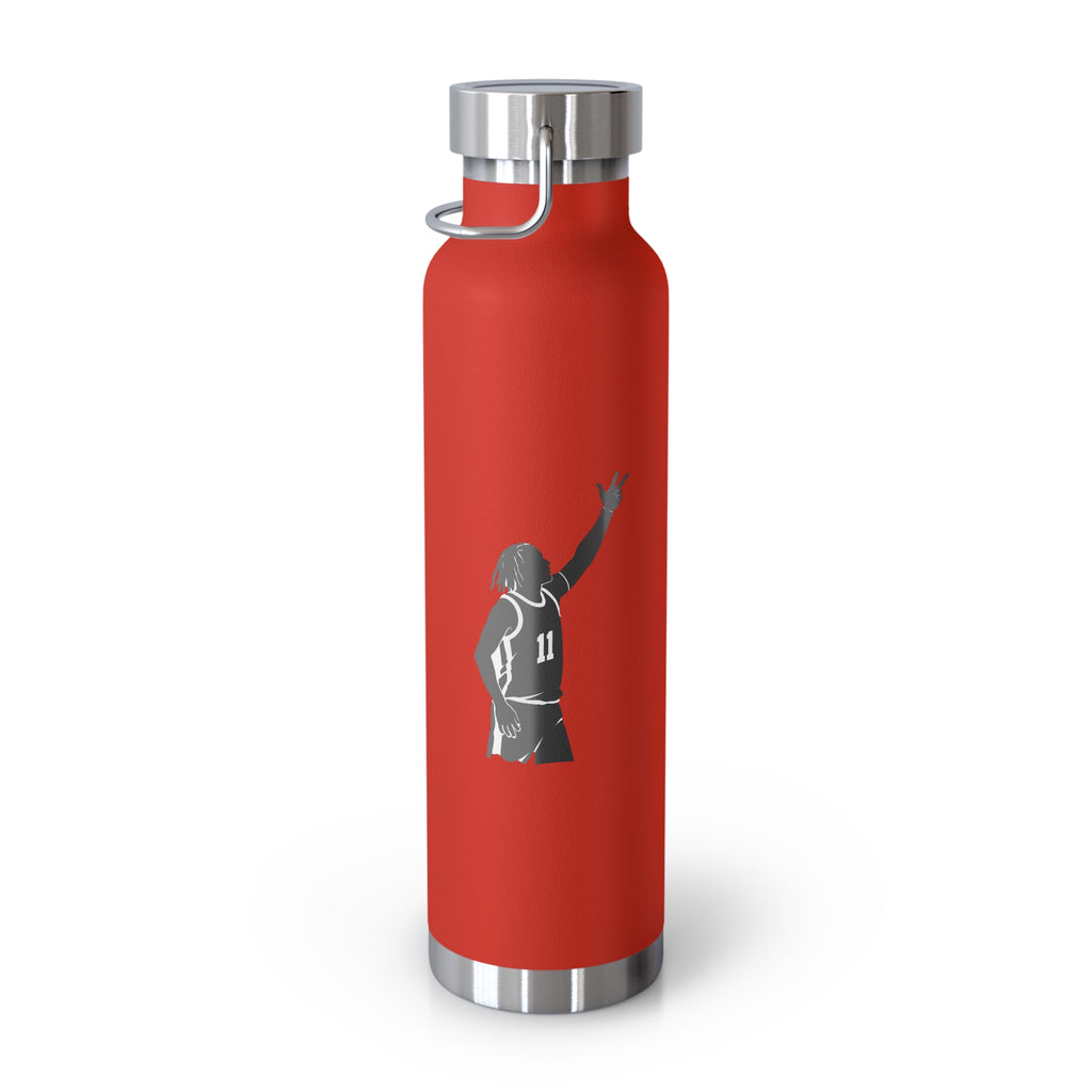 Customizable Jalen Brunson NYC 22oz Water Bottle | New York Basketball Fan Copper Vacuum Insulated