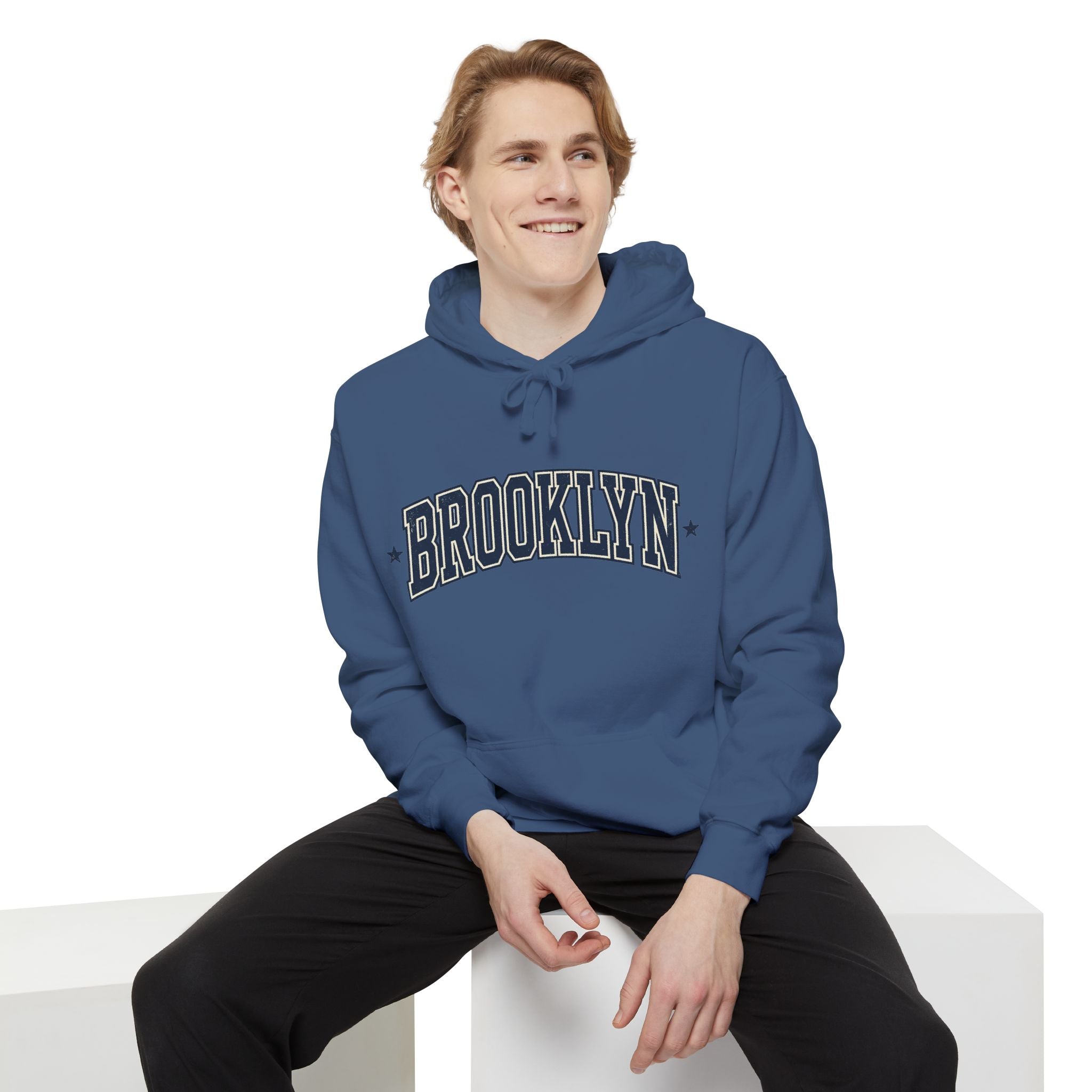 Brooklyn Hoodie — Garment-Dyed Pullover Hooded Sweater