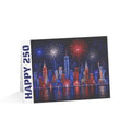 HAPPY 250 4th of July Greeting Card 3 (Envelope Included)
