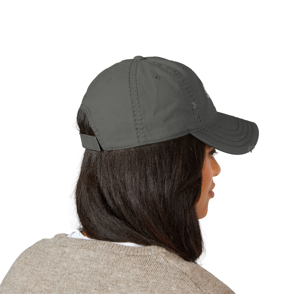 Corona NYC Pigeon Dad Hat – Distressed Embroidered New York Soccer Ball Cap