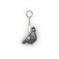 Chelsea NYC Pigeon Mini Plush Keychain | Manhattan LGBT Bird Lovers Plushie Bag Charm