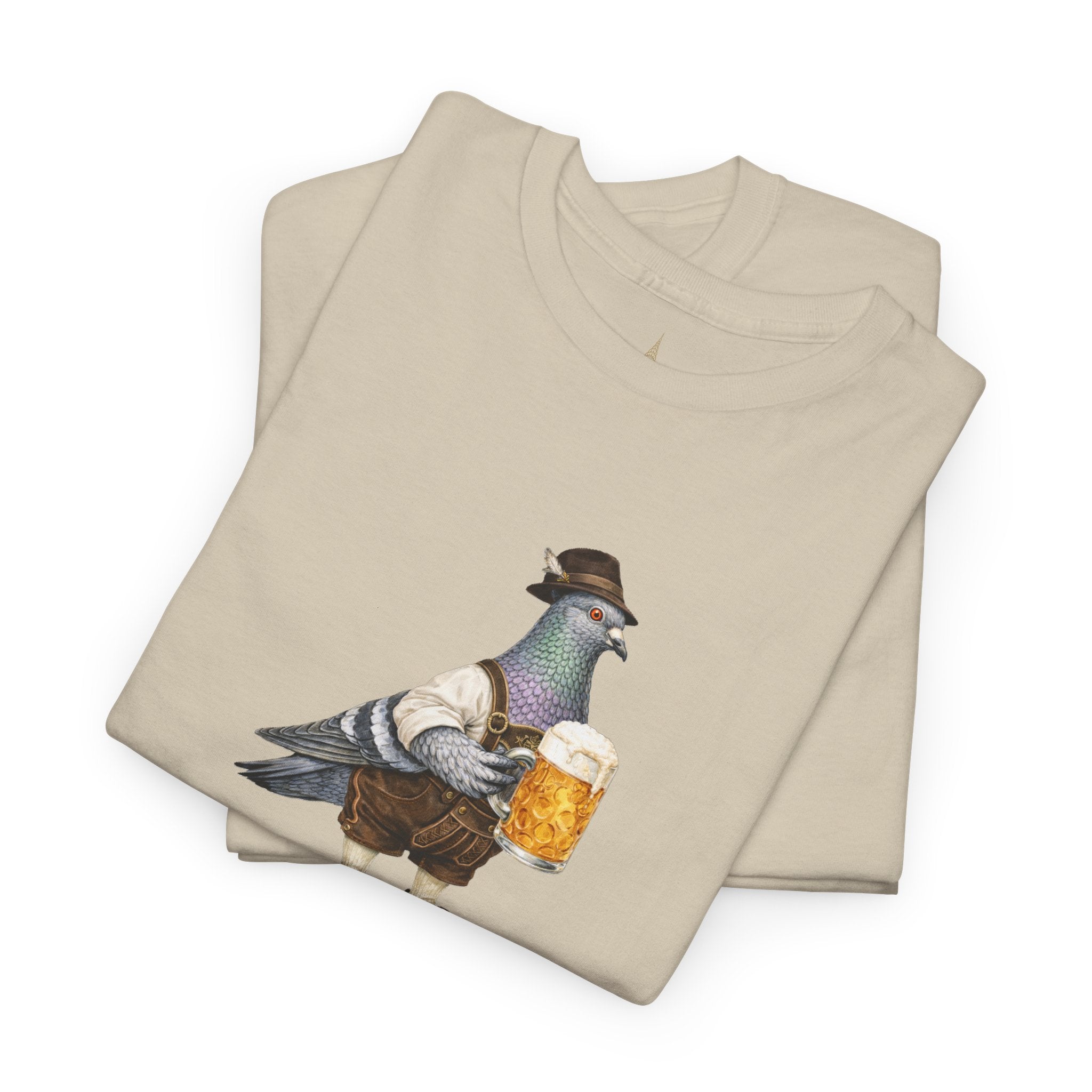 Customizable Yorkville NYC Pigeon T-Shirt | Oktoberfest Beer Garden Tee