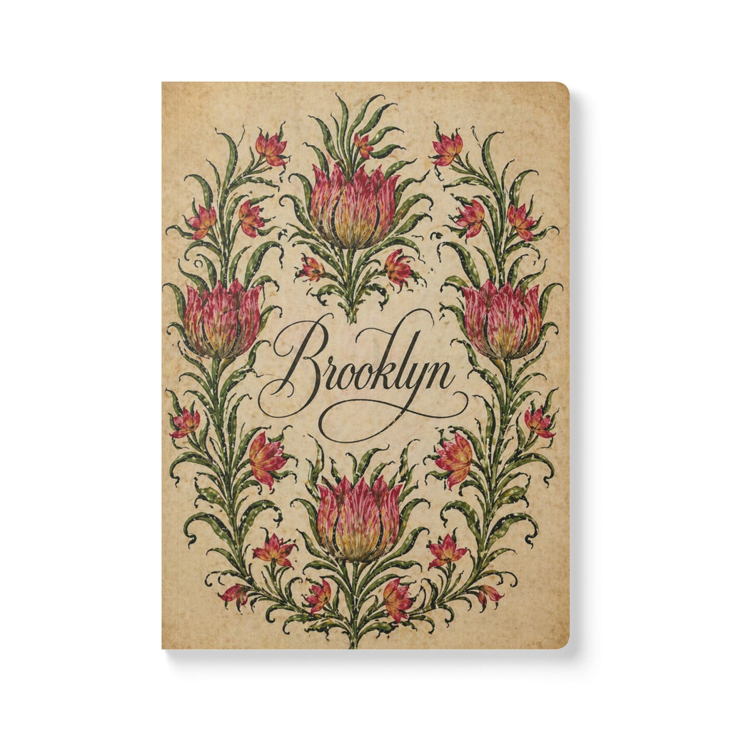 Brooklyn Vintage-style Floral Journal — Brooklyn Garden Softcover Notebook