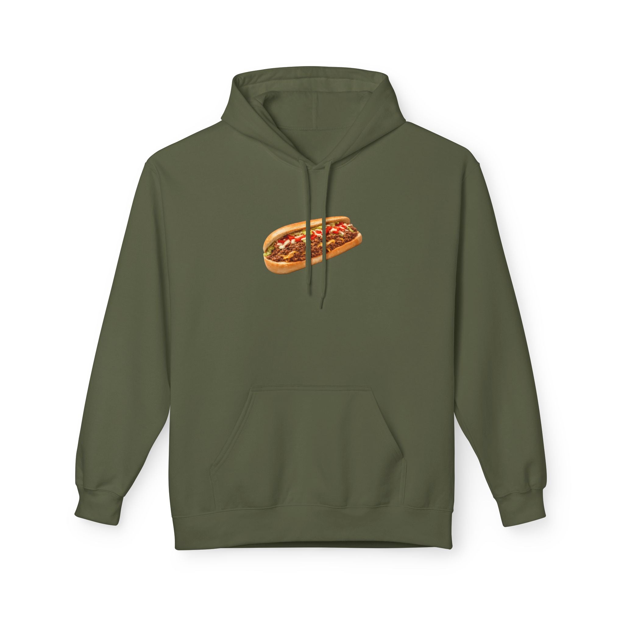 NYC Chopped Cheese Hoodie — New York Sandwich Hooded Pullover Sweatshirt