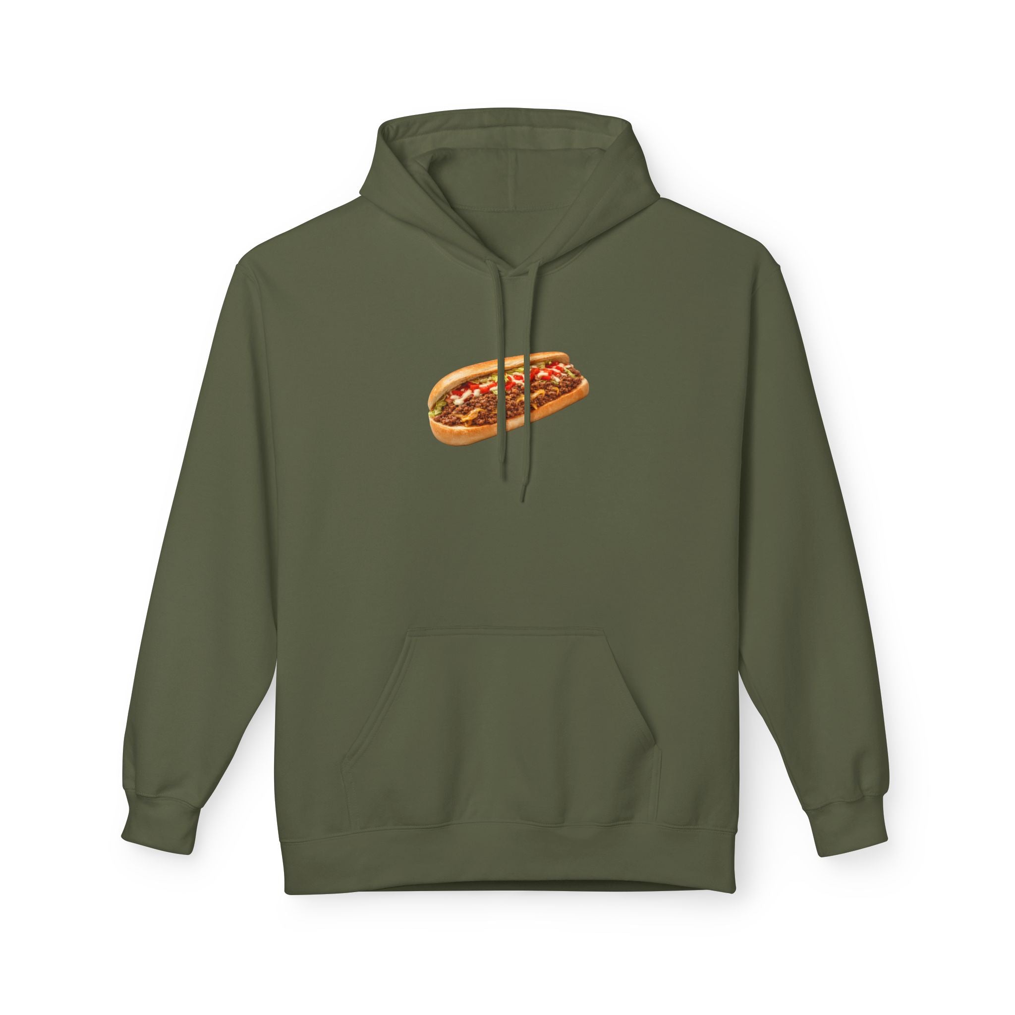 NYC Chopped Cheese Hoodie — New York Sandwich Hooded Pullover Sweatshirt